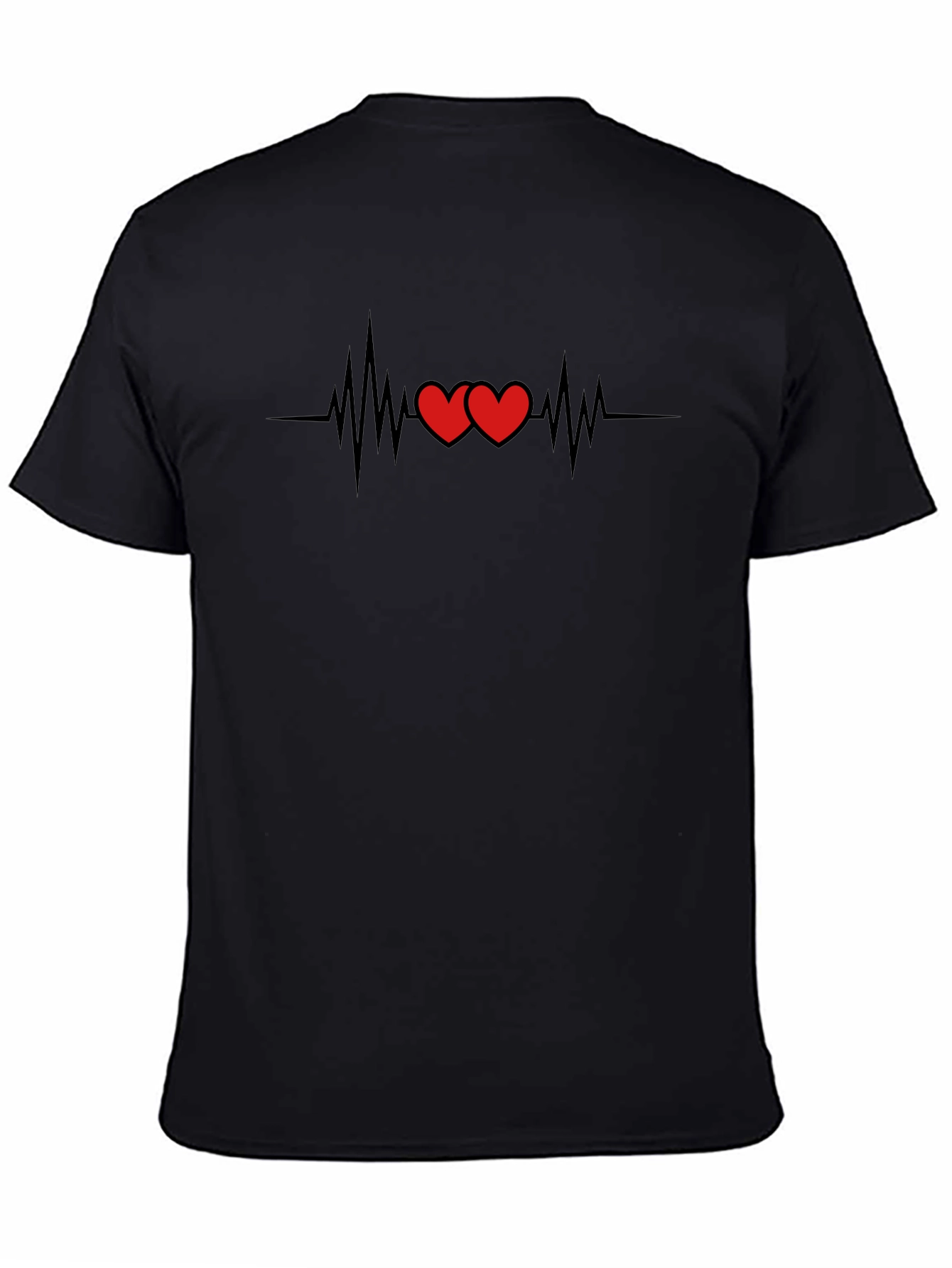 Heartbeat Love T-Shirt - Graphic Tee for Romantics
