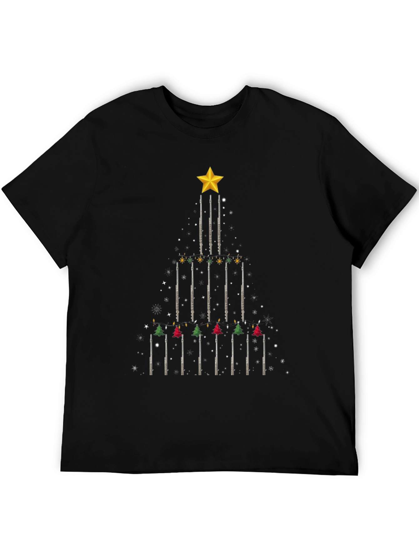 Christmas Tree Hanukkah Menorah T-Shirt
