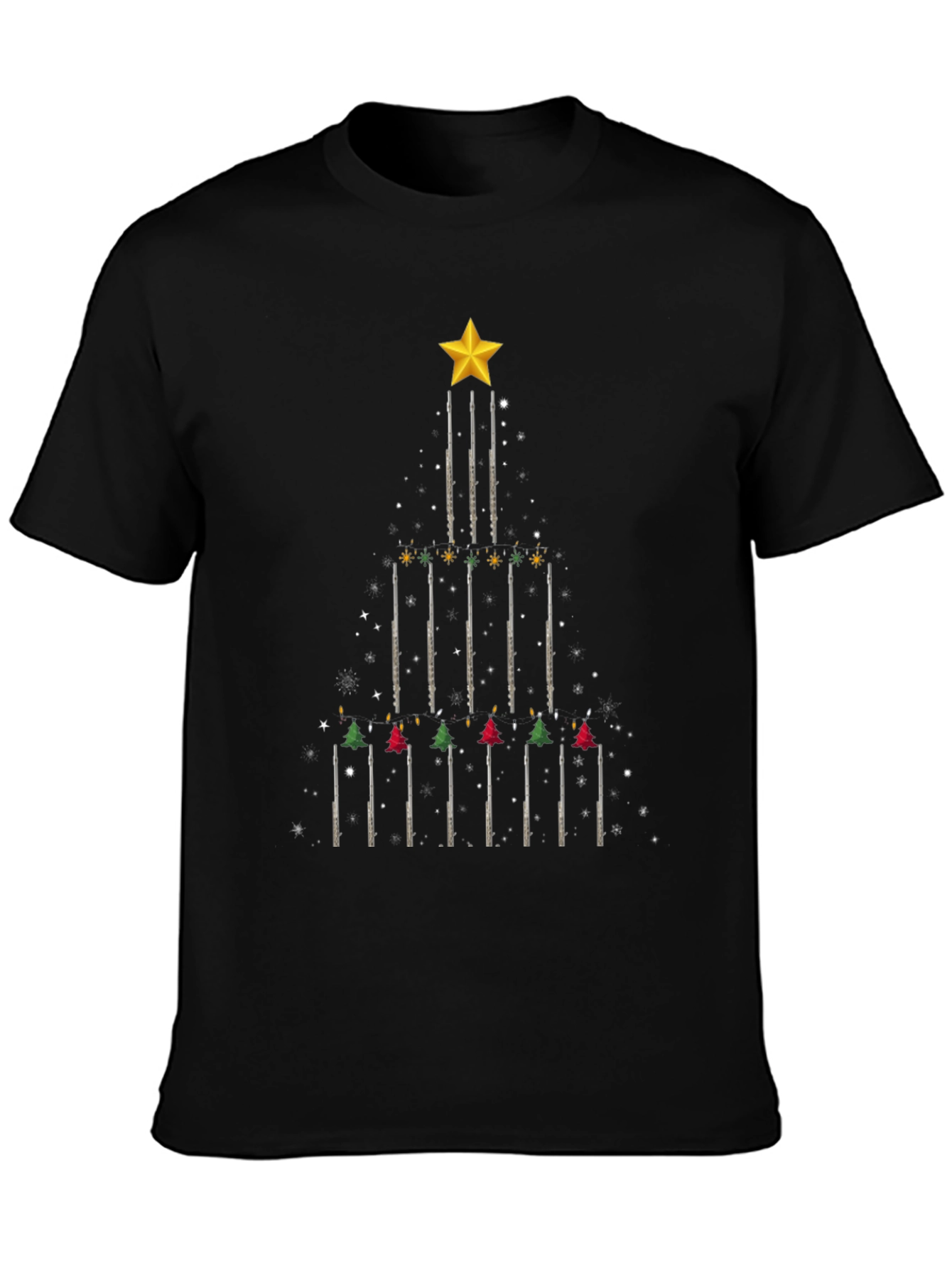 Christmas Tree Hanukkah Menorah T-Shirt