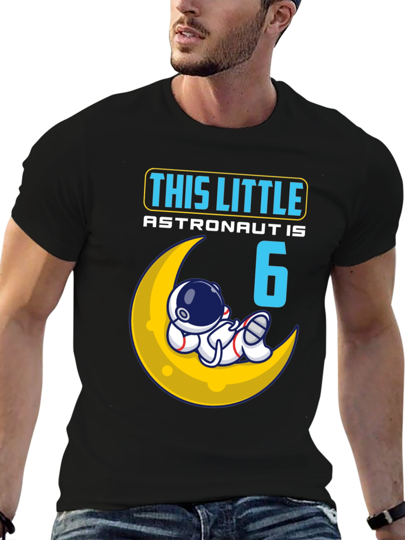 6th Birthday Astronaut T-Shirt - Space Theme