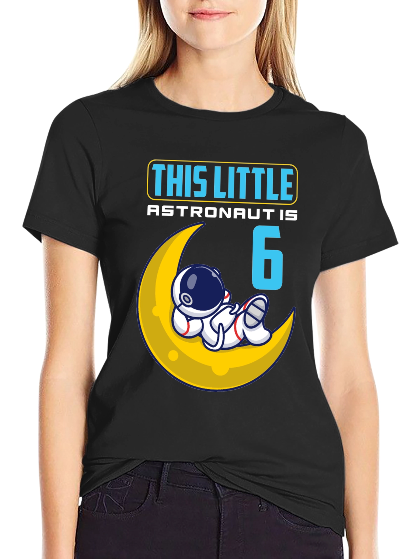 6th Birthday Astronaut T-Shirt - Space Theme