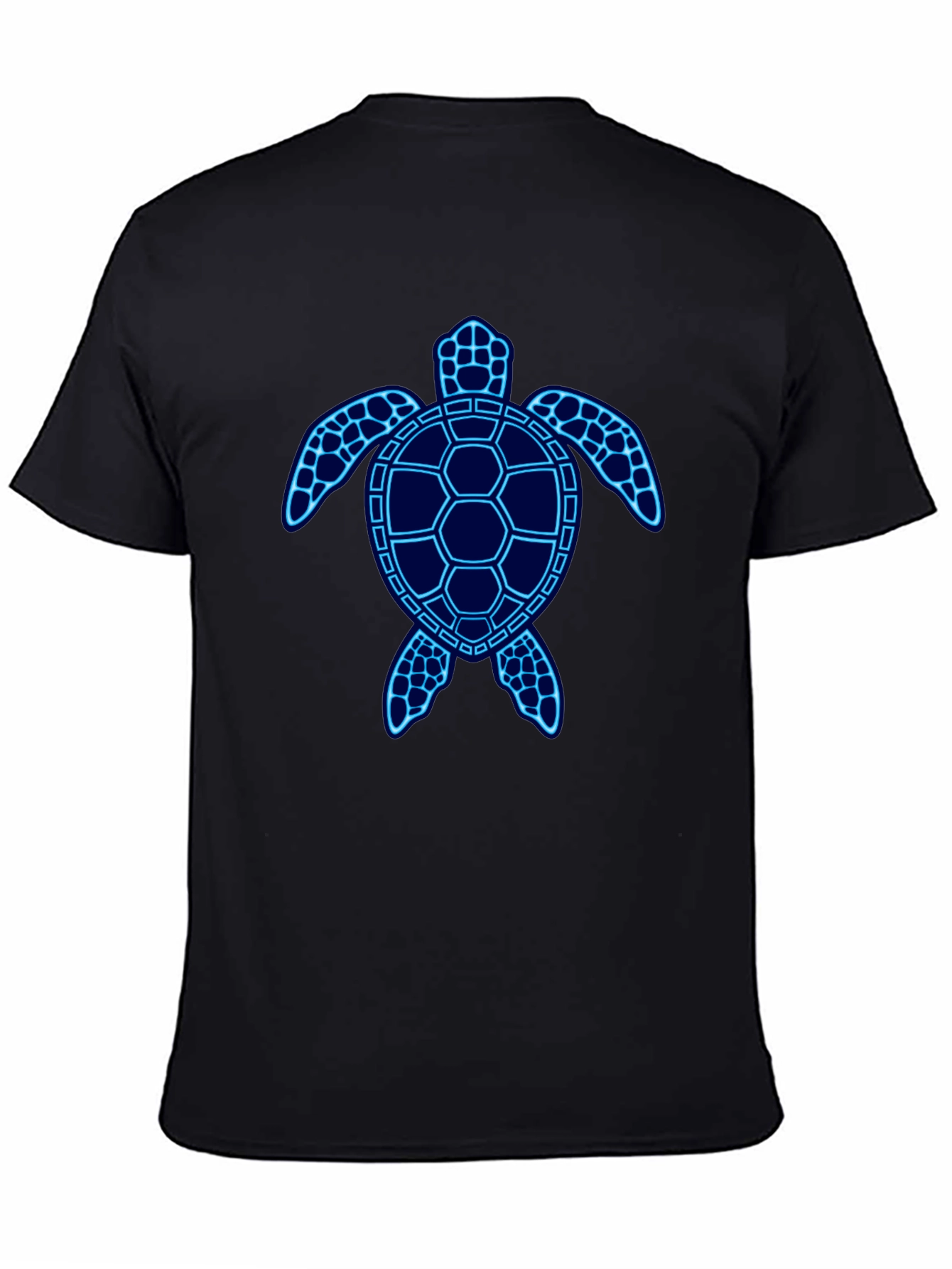 Cool Blue Sea Turtle Graphic Tee