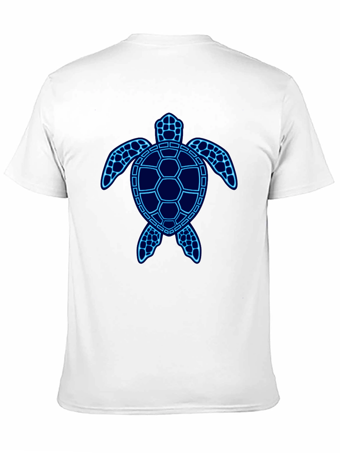 Cool Blue Sea Turtle Graphic Tee