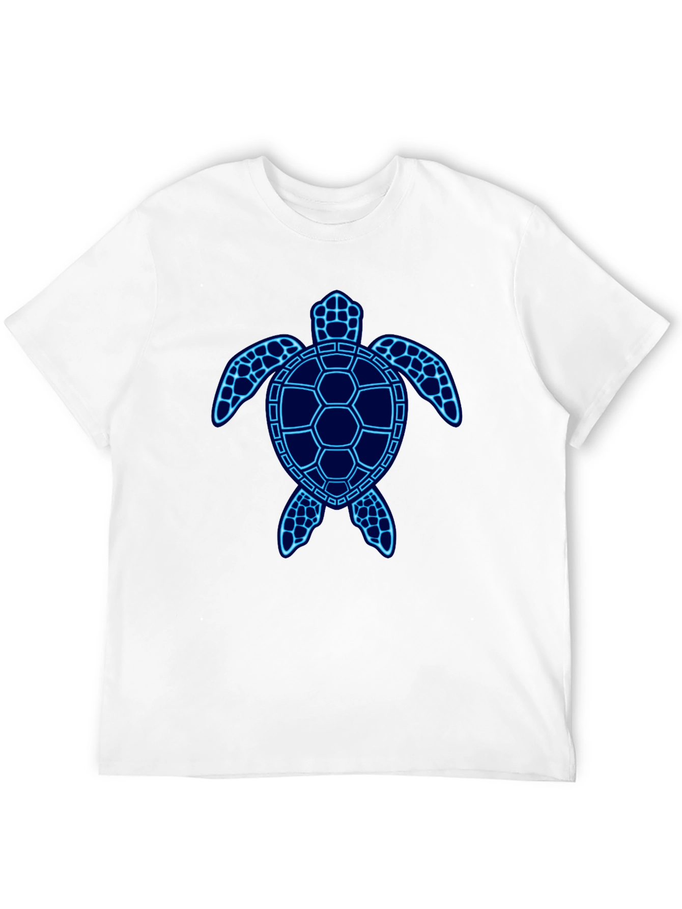 Cool Blue Sea Turtle Graphic Tee