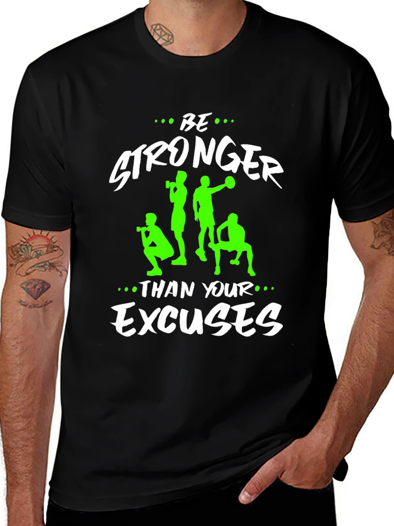 Be Stronger Than Your Excuses Graphic T-Shirt