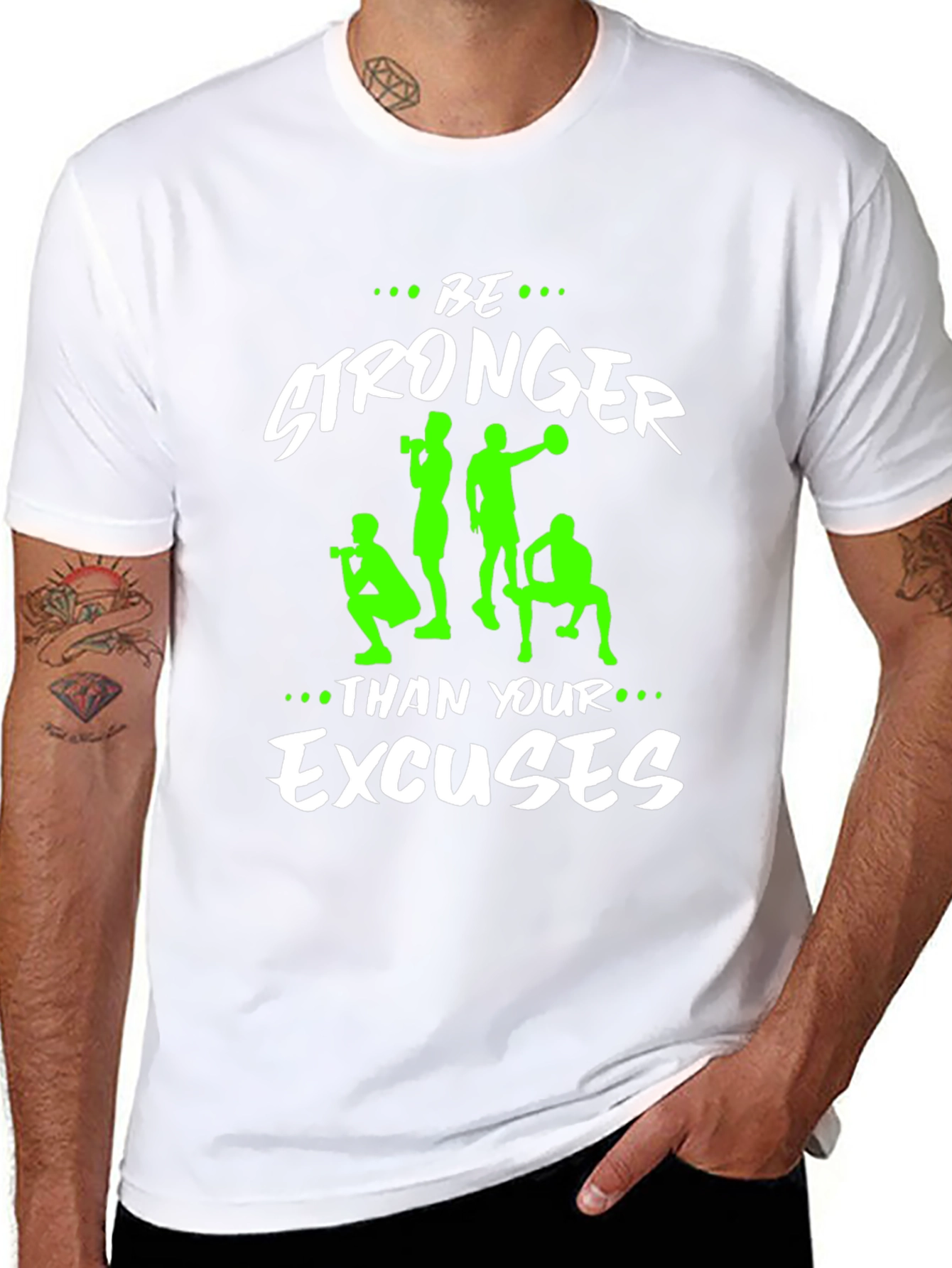 Be Stronger Than Your Excuses Graphic T-Shirt