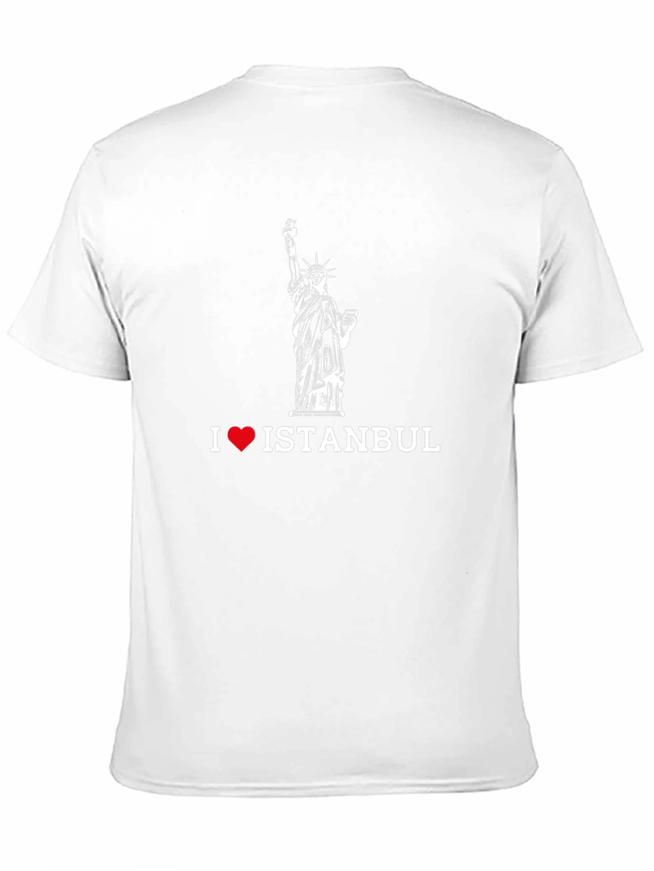 I Love Istanbul Statue T-Shirt