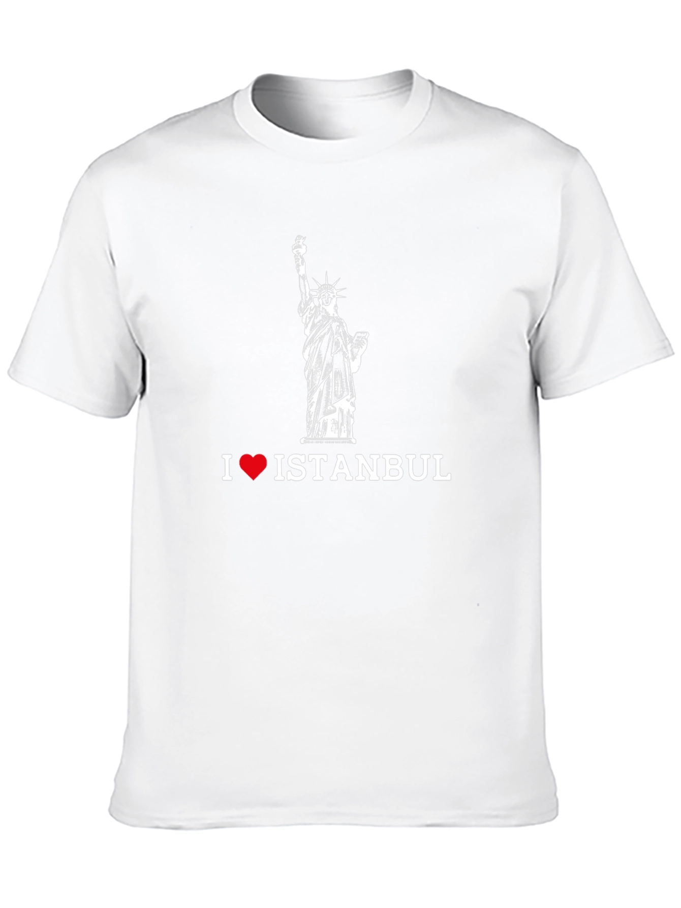 I Love Istanbul Statue T-Shirt