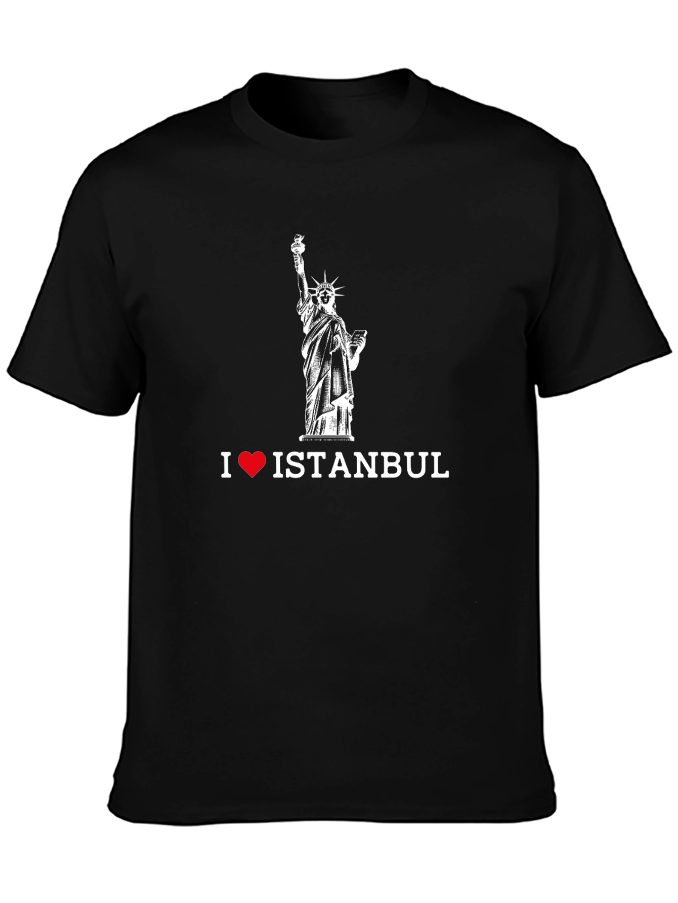 I Love Istanbul Statue T-Shirt