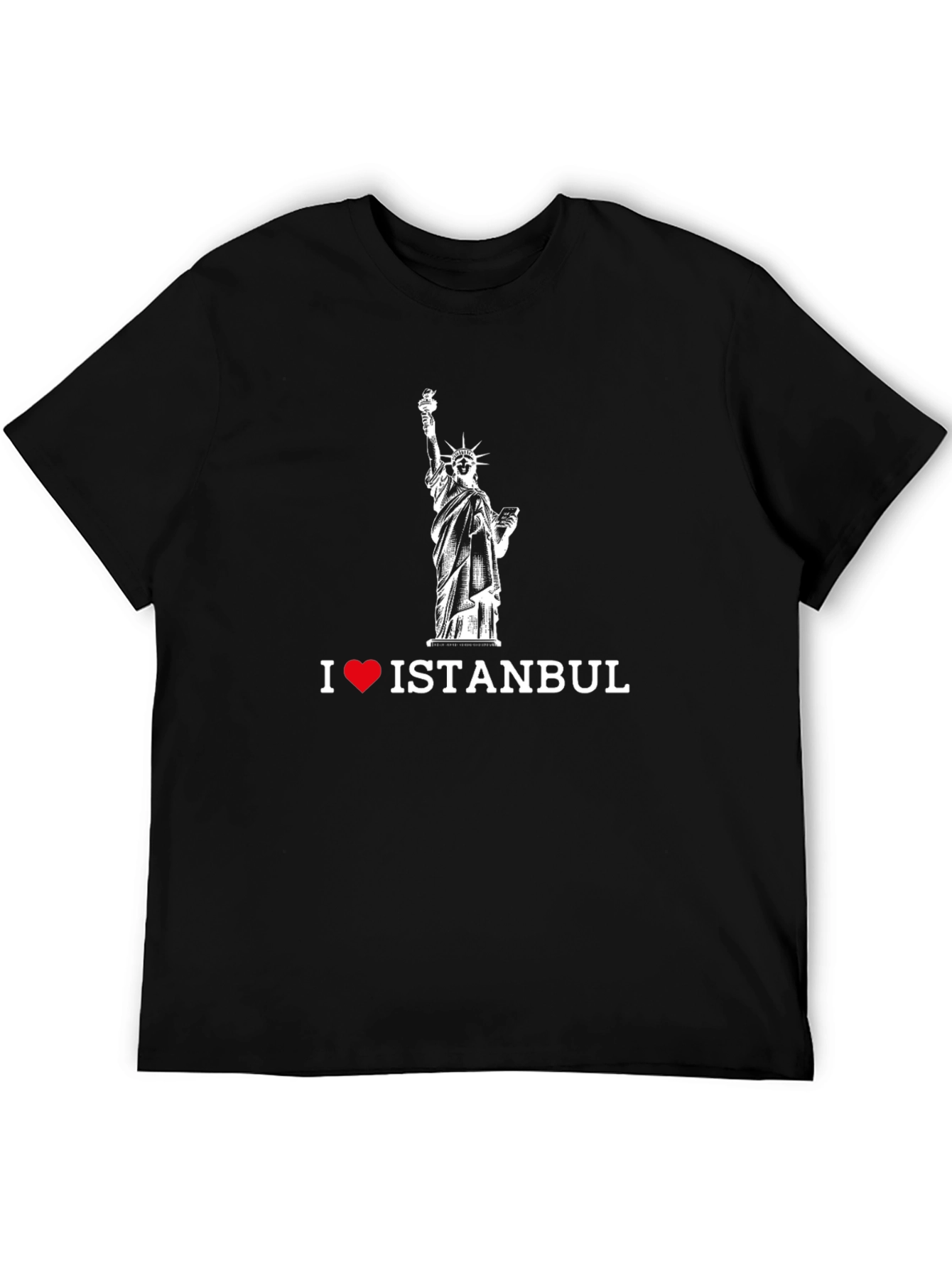 I Love Istanbul Statue T-Shirt