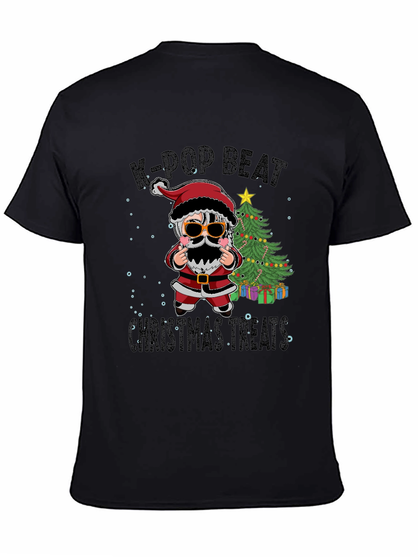 K-Pop Beat Christmas Treats Graphic Tee