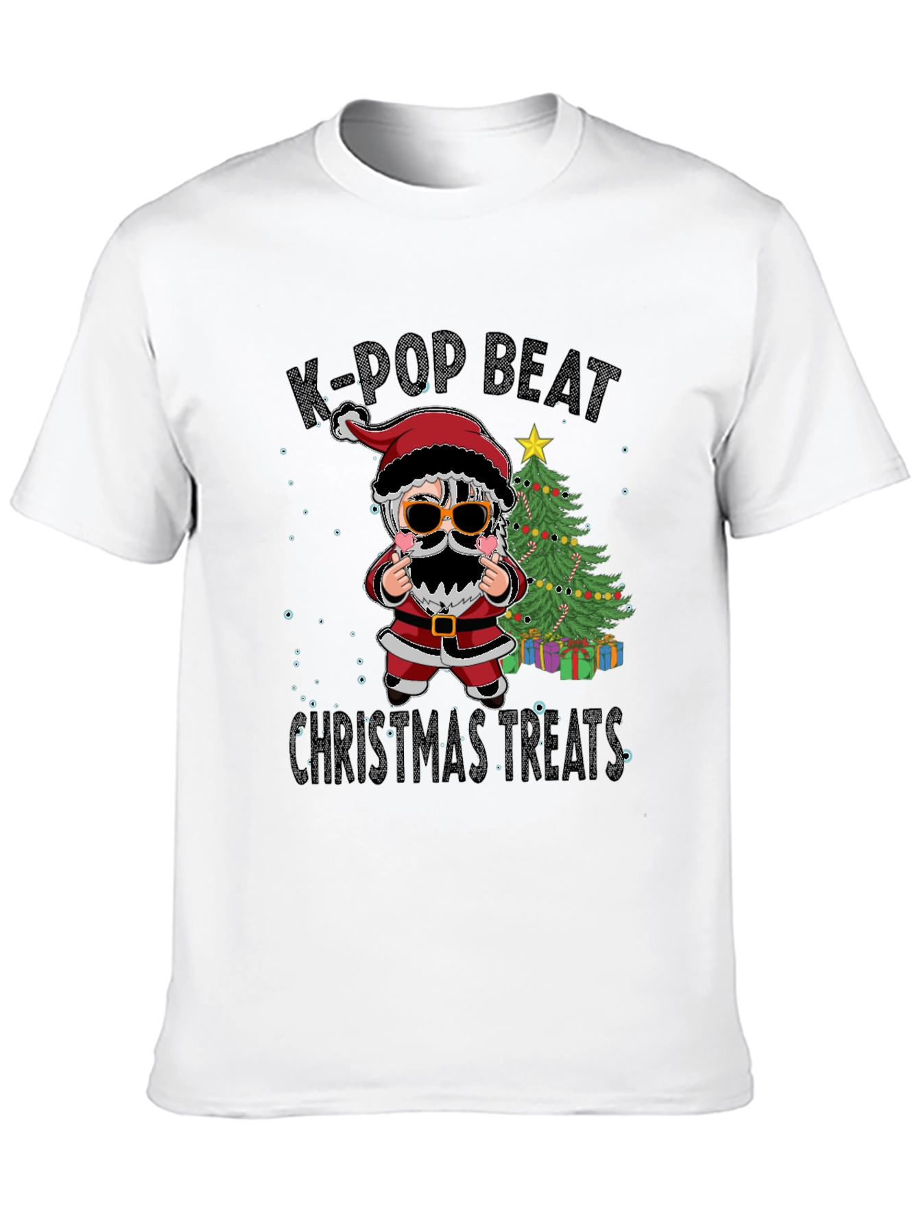 K-Pop Beat Christmas Treats Graphic Tee
