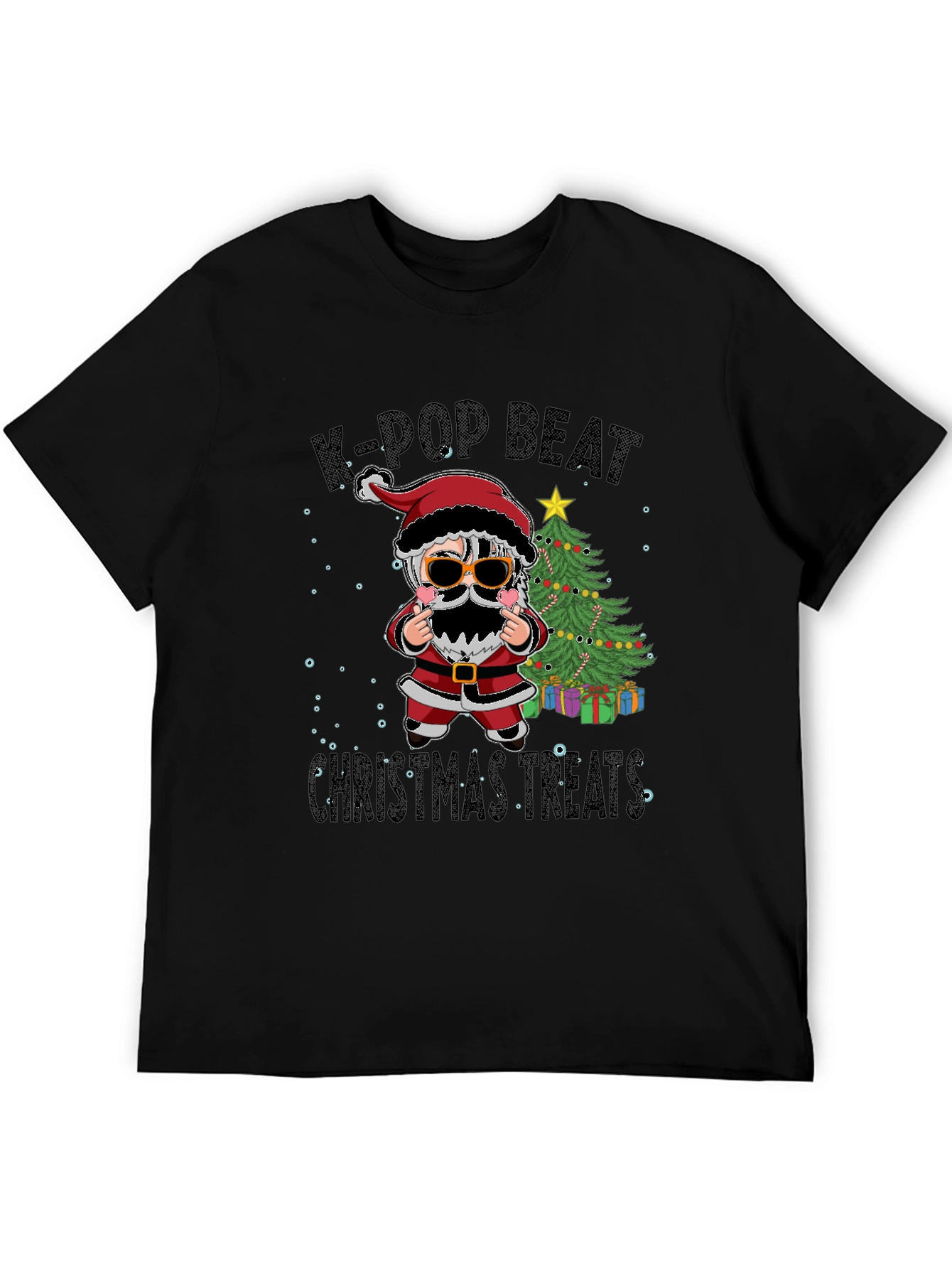 K-Pop Beat Christmas Treats Graphic Tee