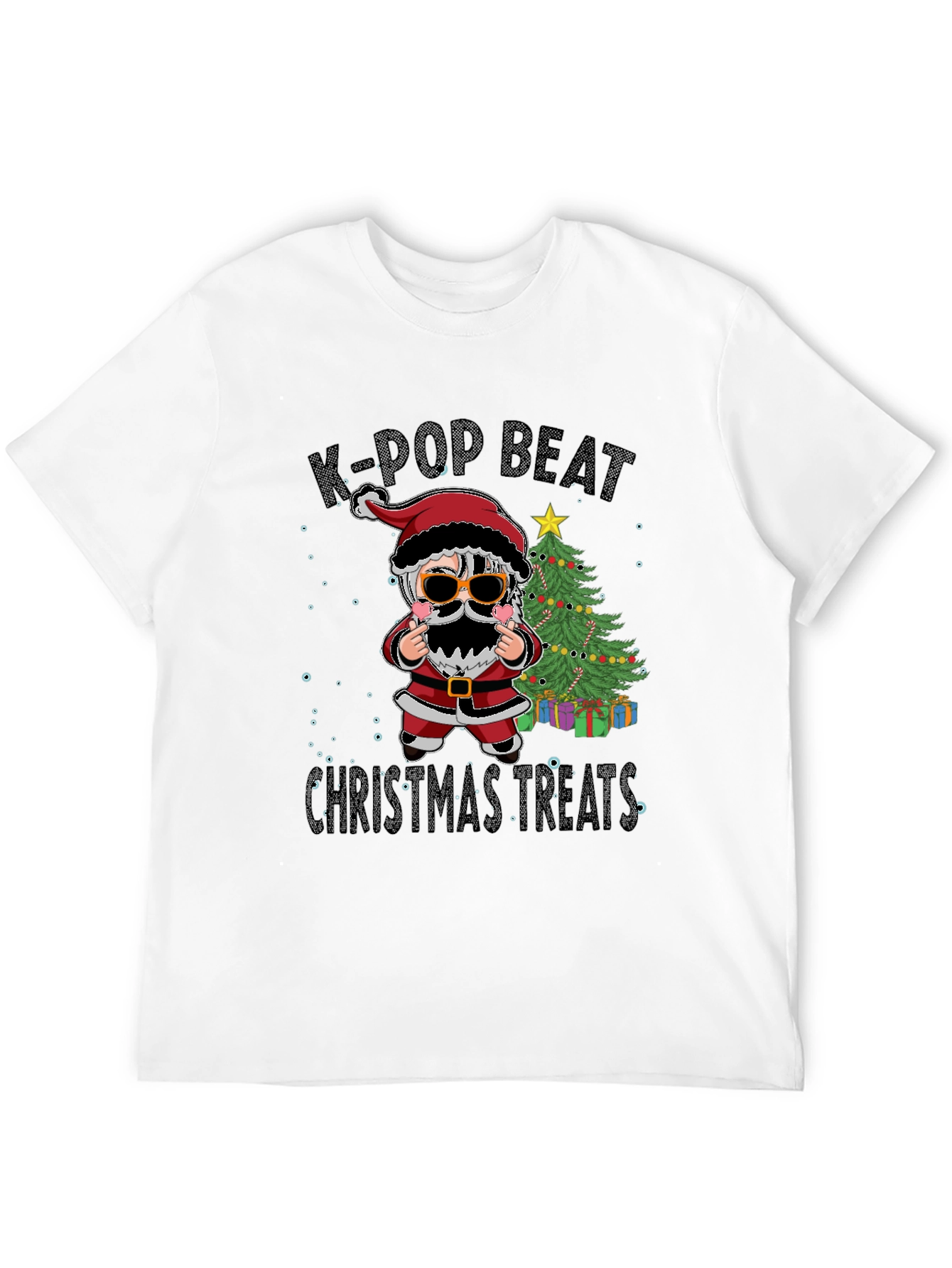 K-Pop Beat Christmas Treats Graphic Tee