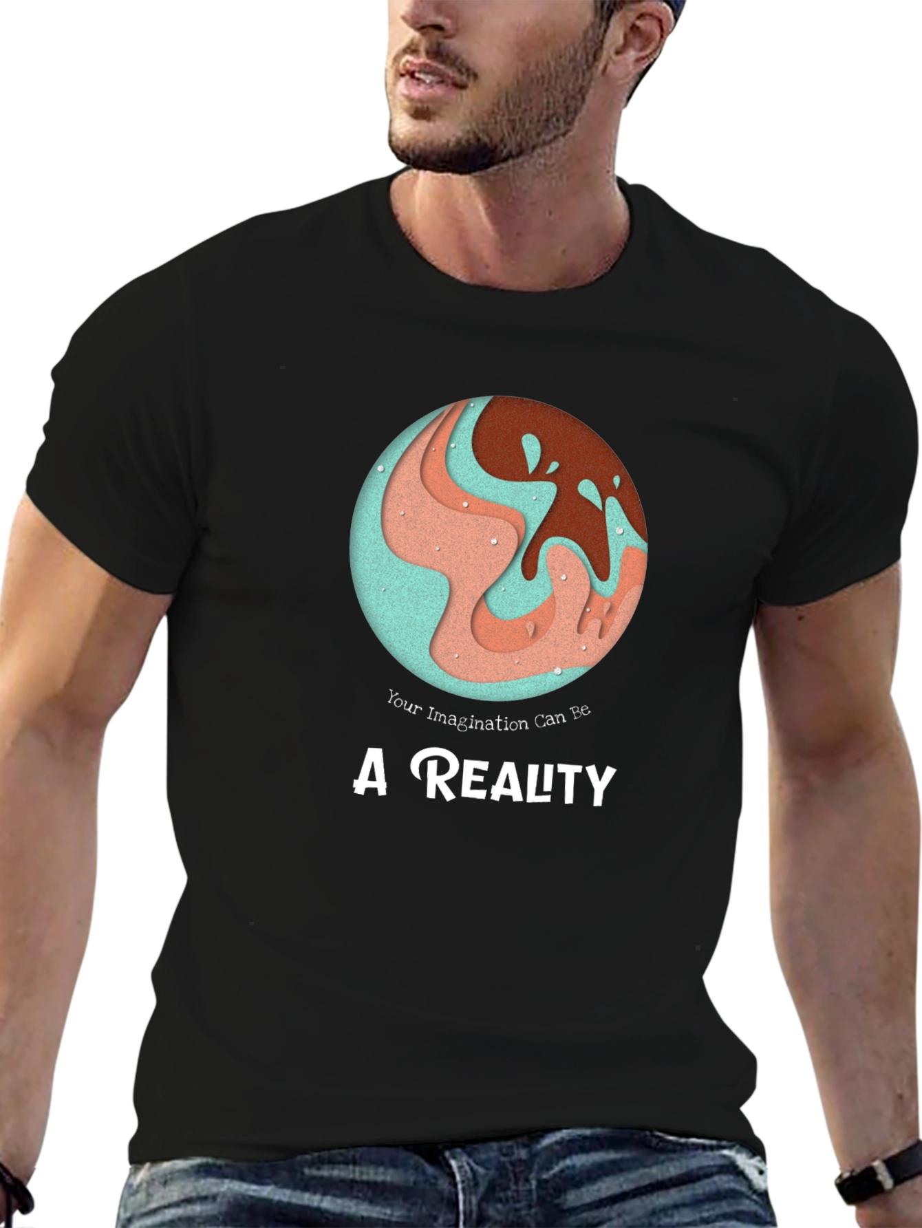 Imagination Reality Graphic T-Shirt