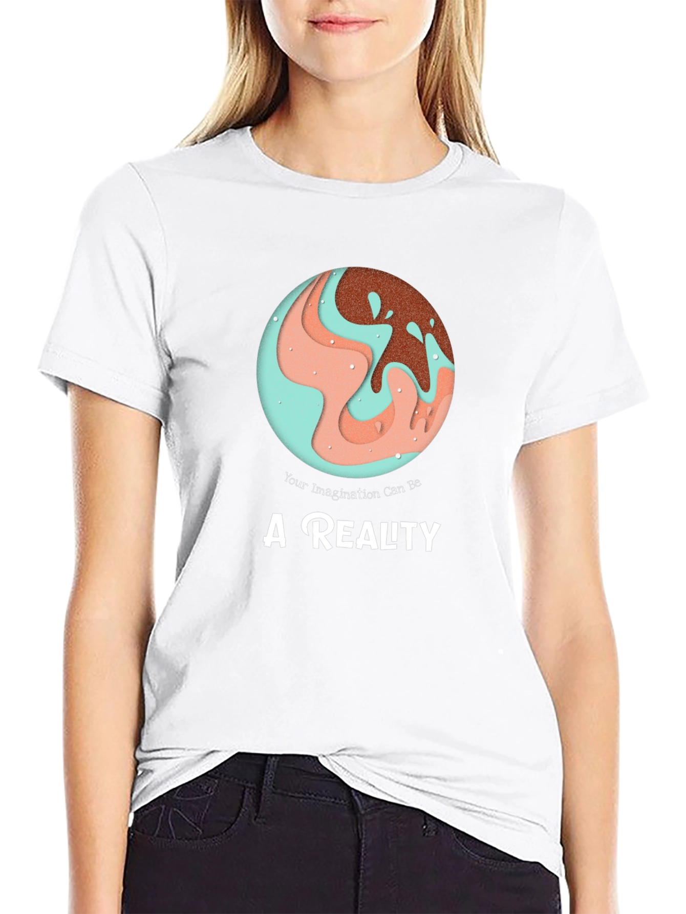 Imagination Reality Graphic T-Shirt