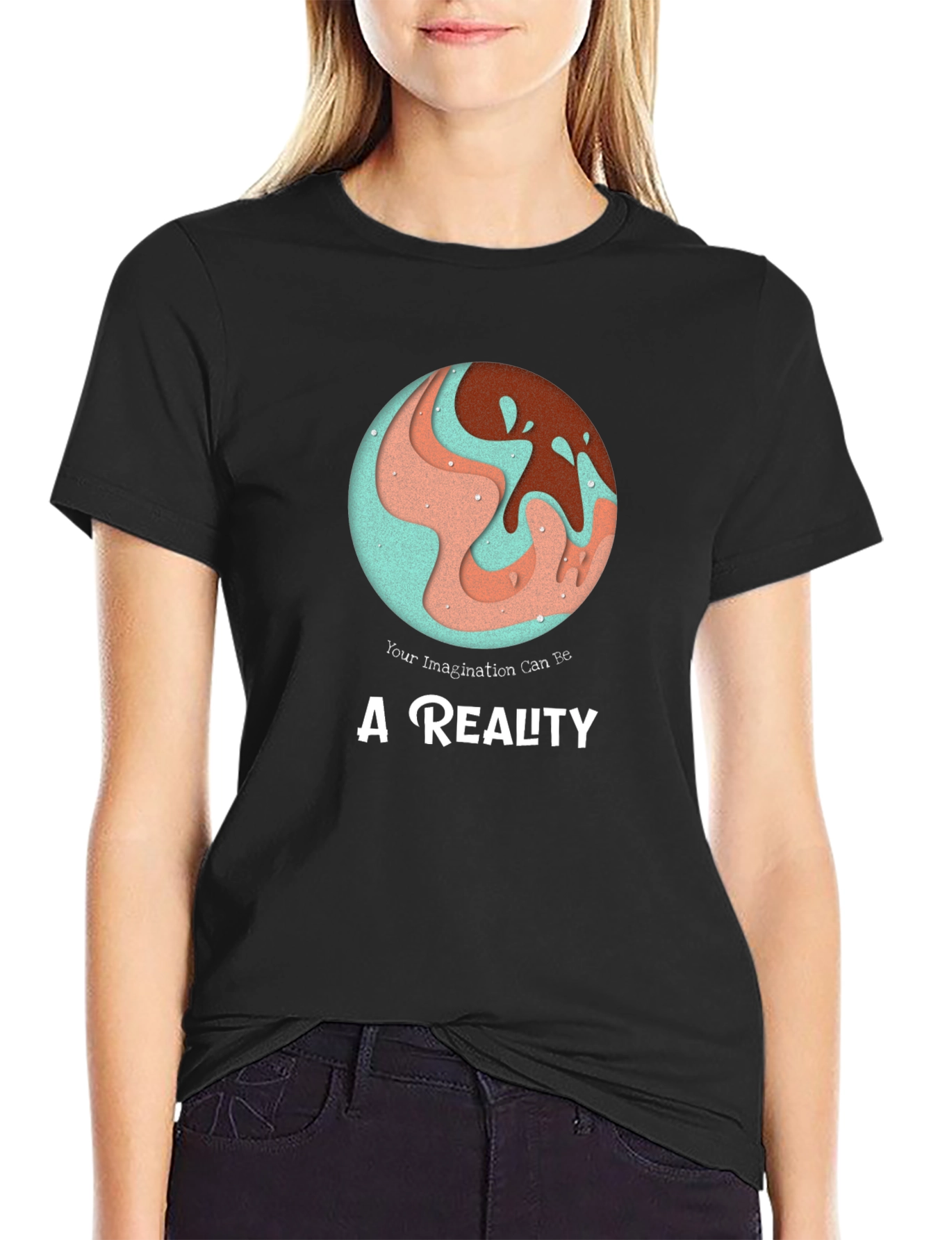 Imagination Reality Graphic T-Shirt