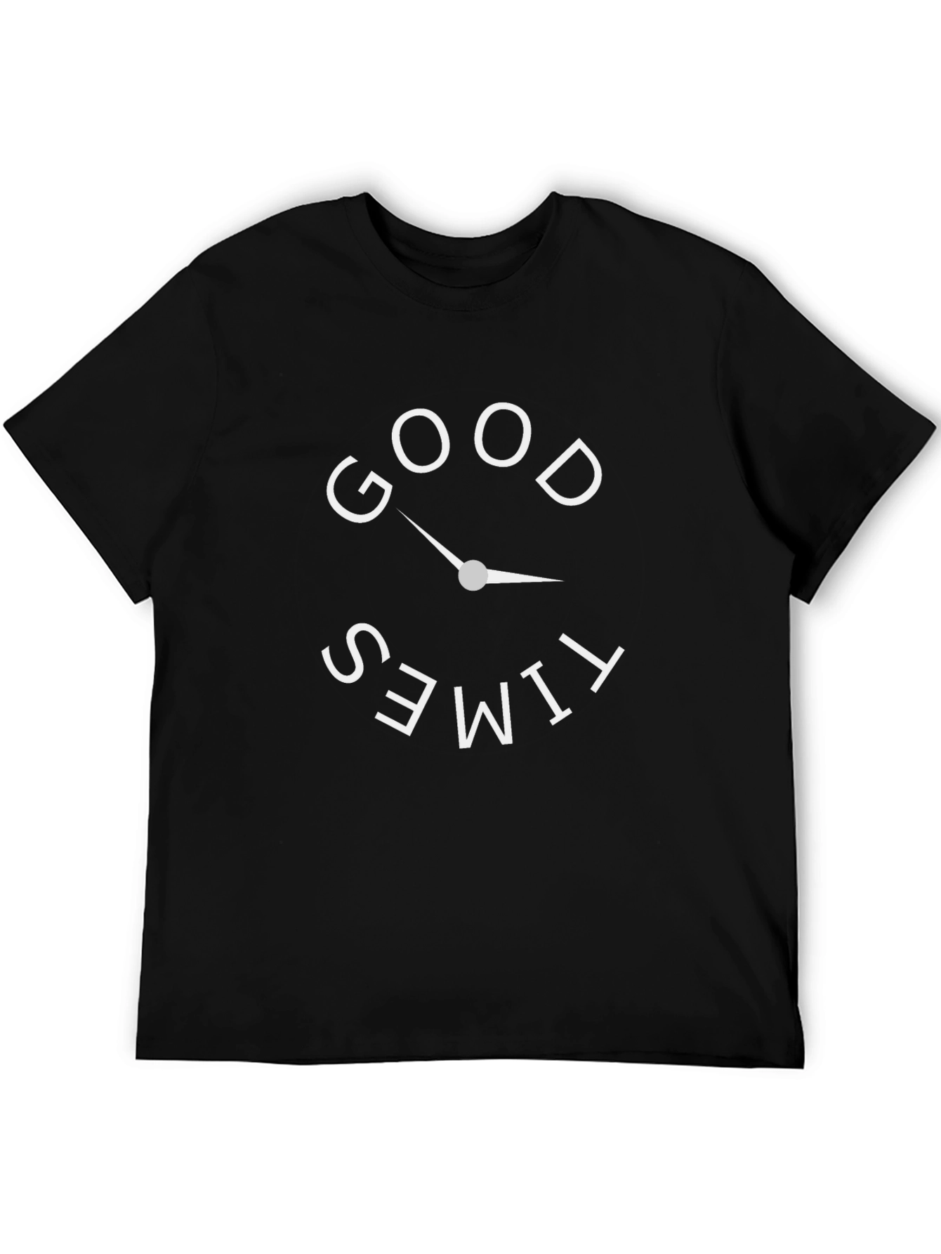 Good Times Graphic Tee - Black Casual T-Shirt