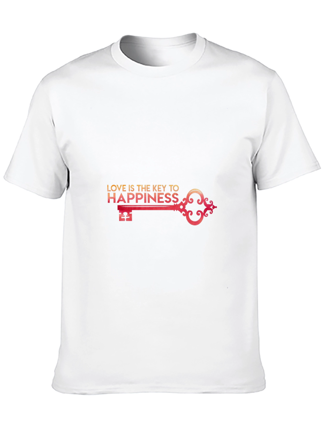 Love is the Key to Happiness Graphic T-Shirt