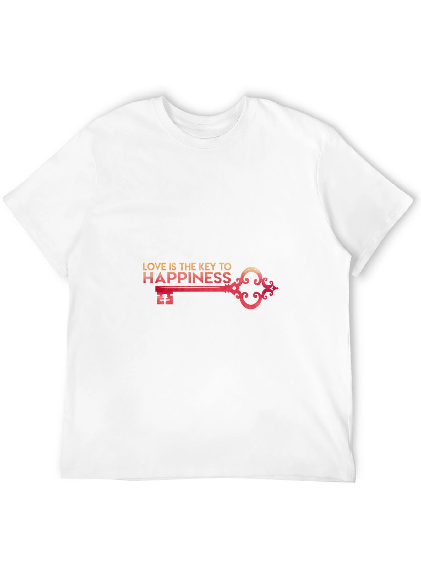 Love is the Key to Happiness Graphic T-Shirt