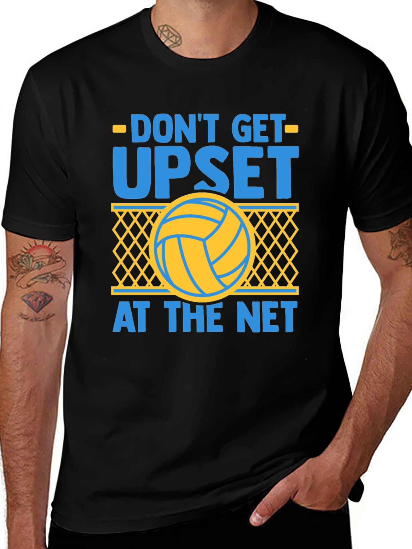 Dont Get Upset at the Net Volleyball T-Shirt