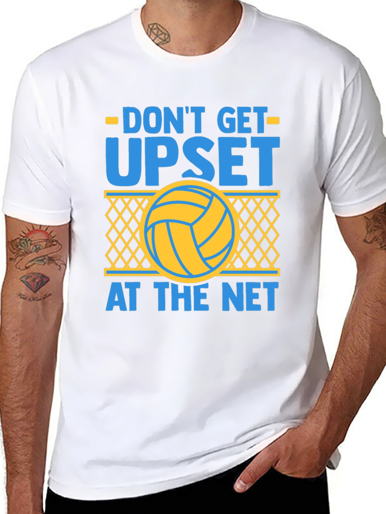 Dont Get Upset at the Net Volleyball T-Shirt