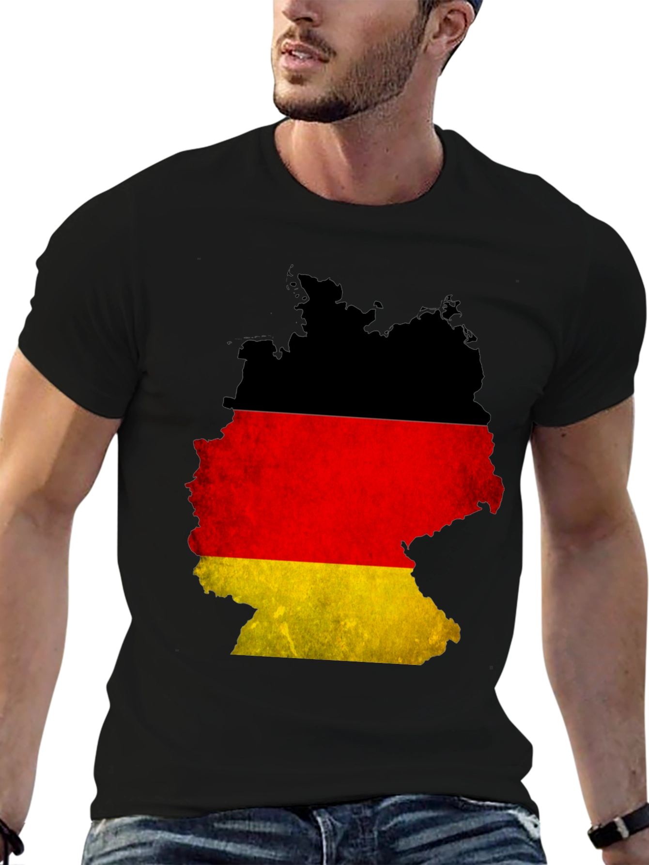 Germany Flag Map T-Shirt
