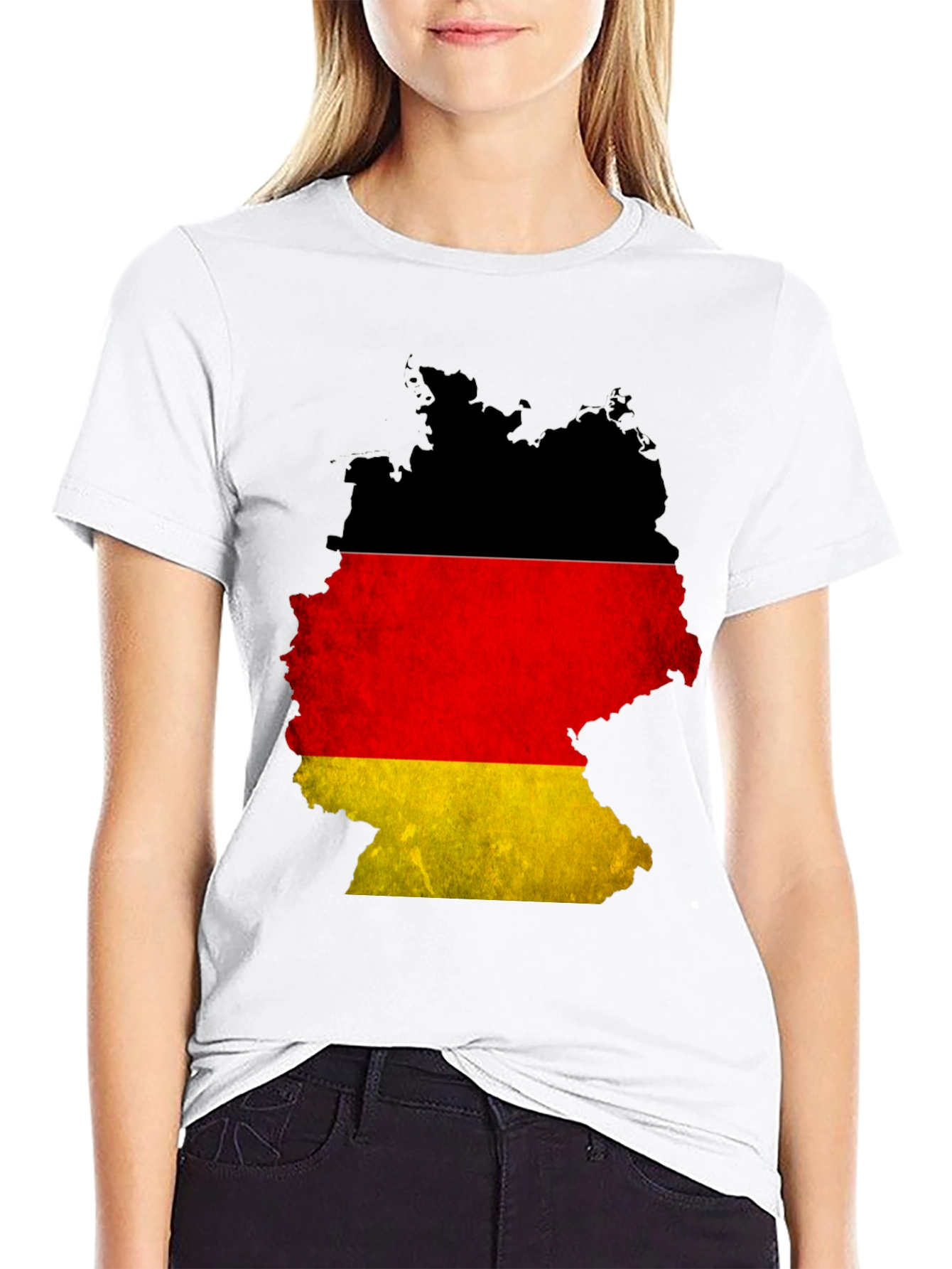 Germany Flag Map T-Shirt