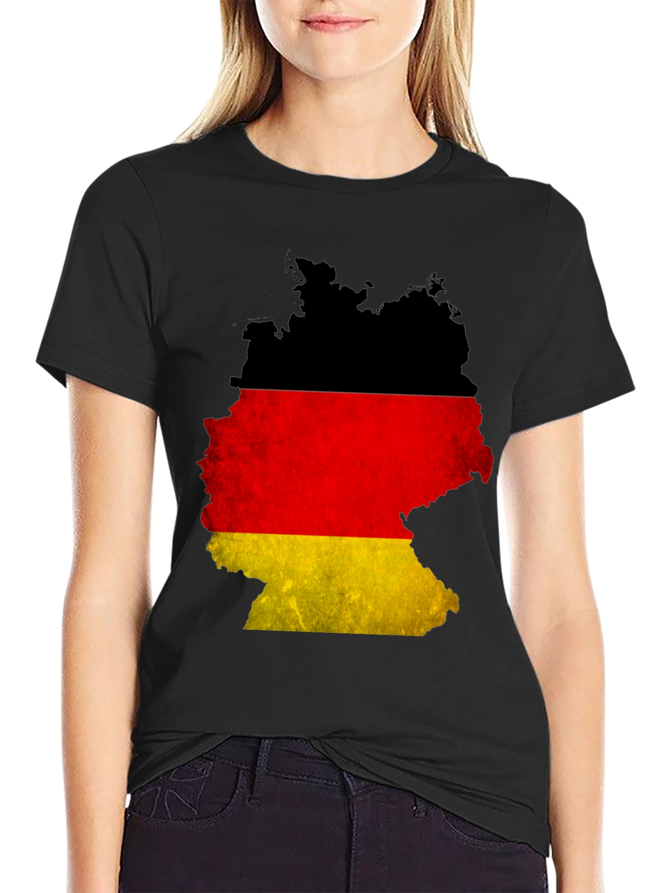 Germany Flag Map T-Shirt