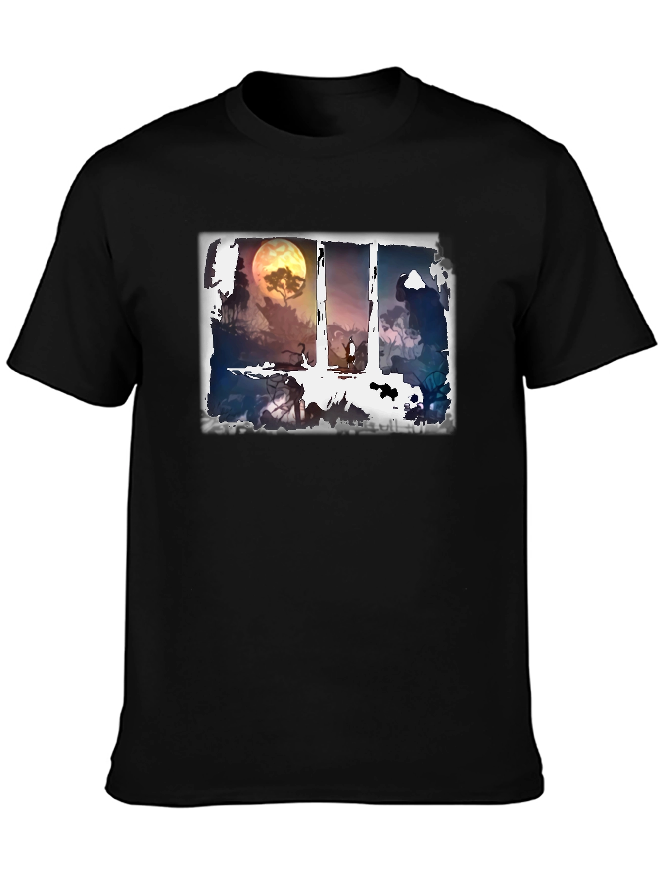 Fantasy Art T-Shirt - Moonlit Adventure Tee