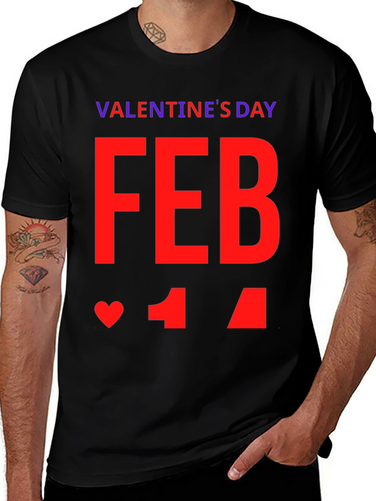 Valentines Day February 14th Graphic Tee