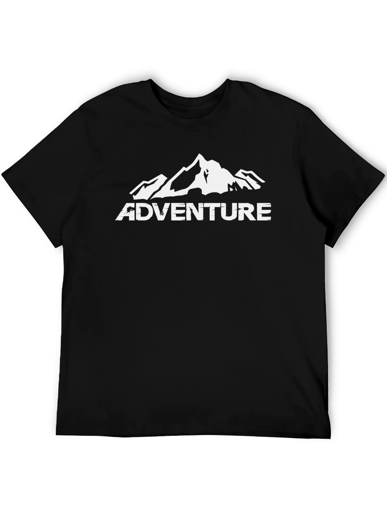 Adventure Mountain Graphic Tee - Black