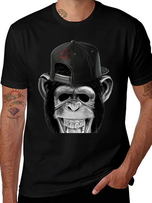 Monkey Graphic T-Shirt - Streetwear Style