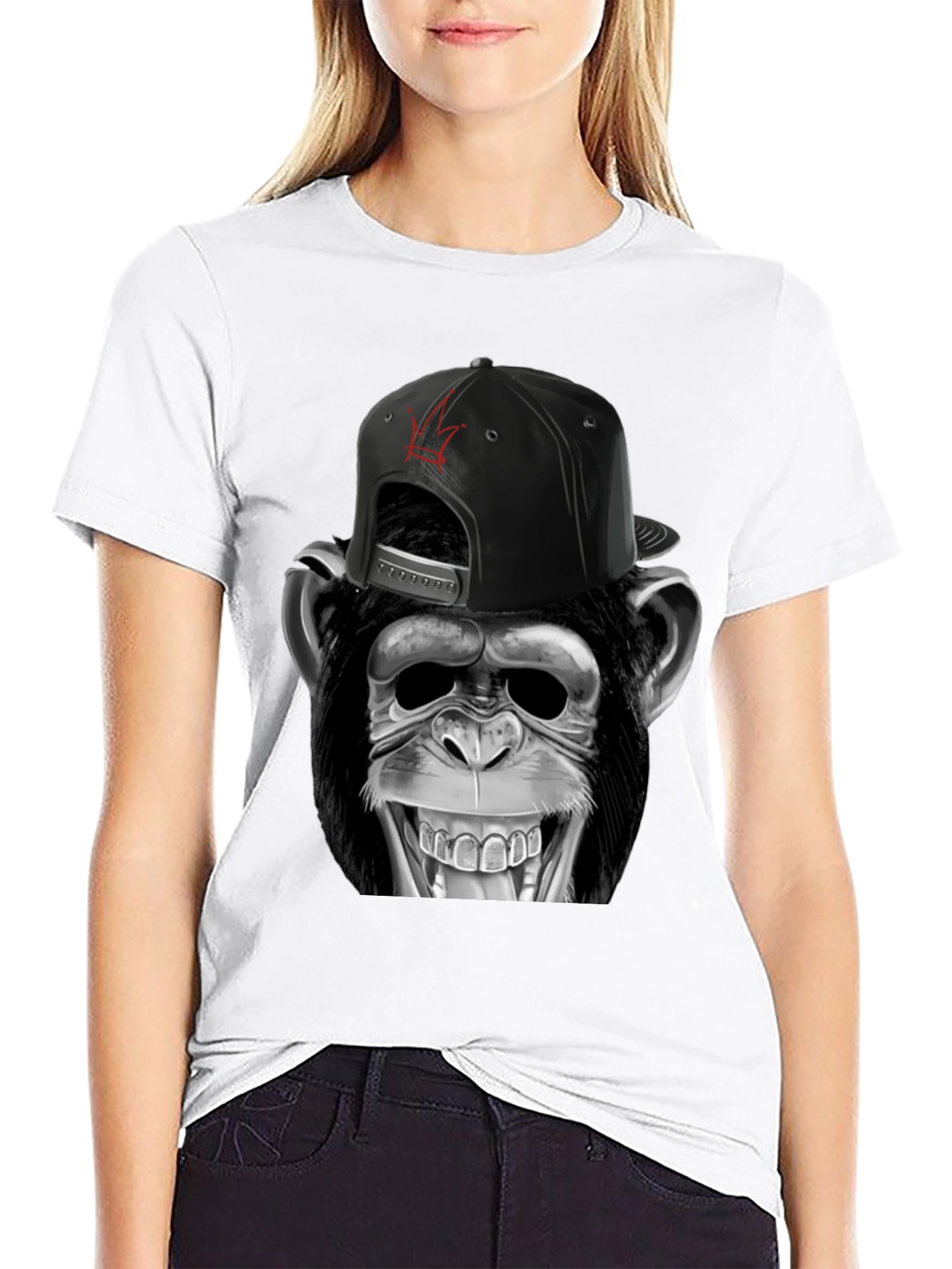 Monkey Graphic T-Shirt - Streetwear Style