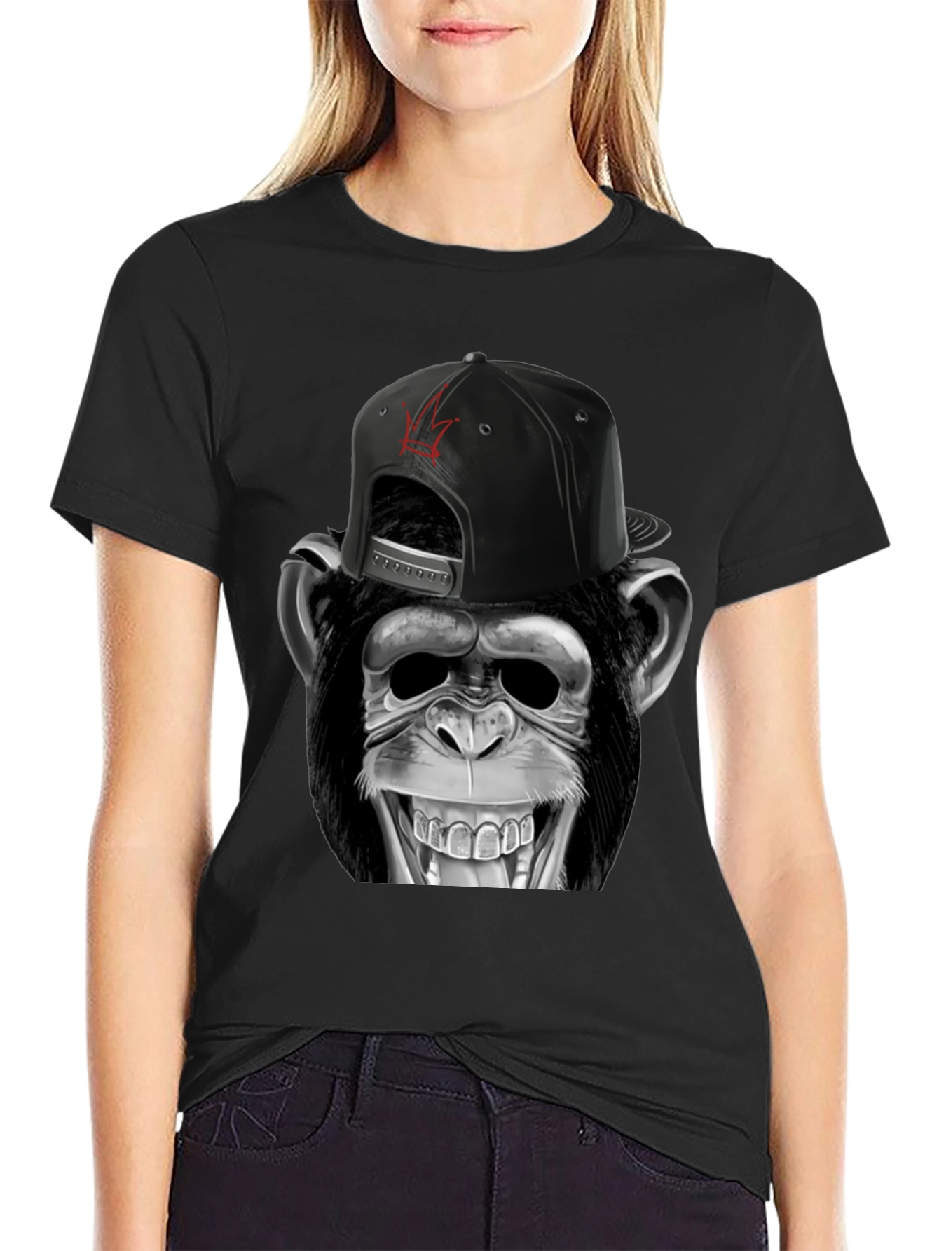 Monkey Graphic T-Shirt - Streetwear Style