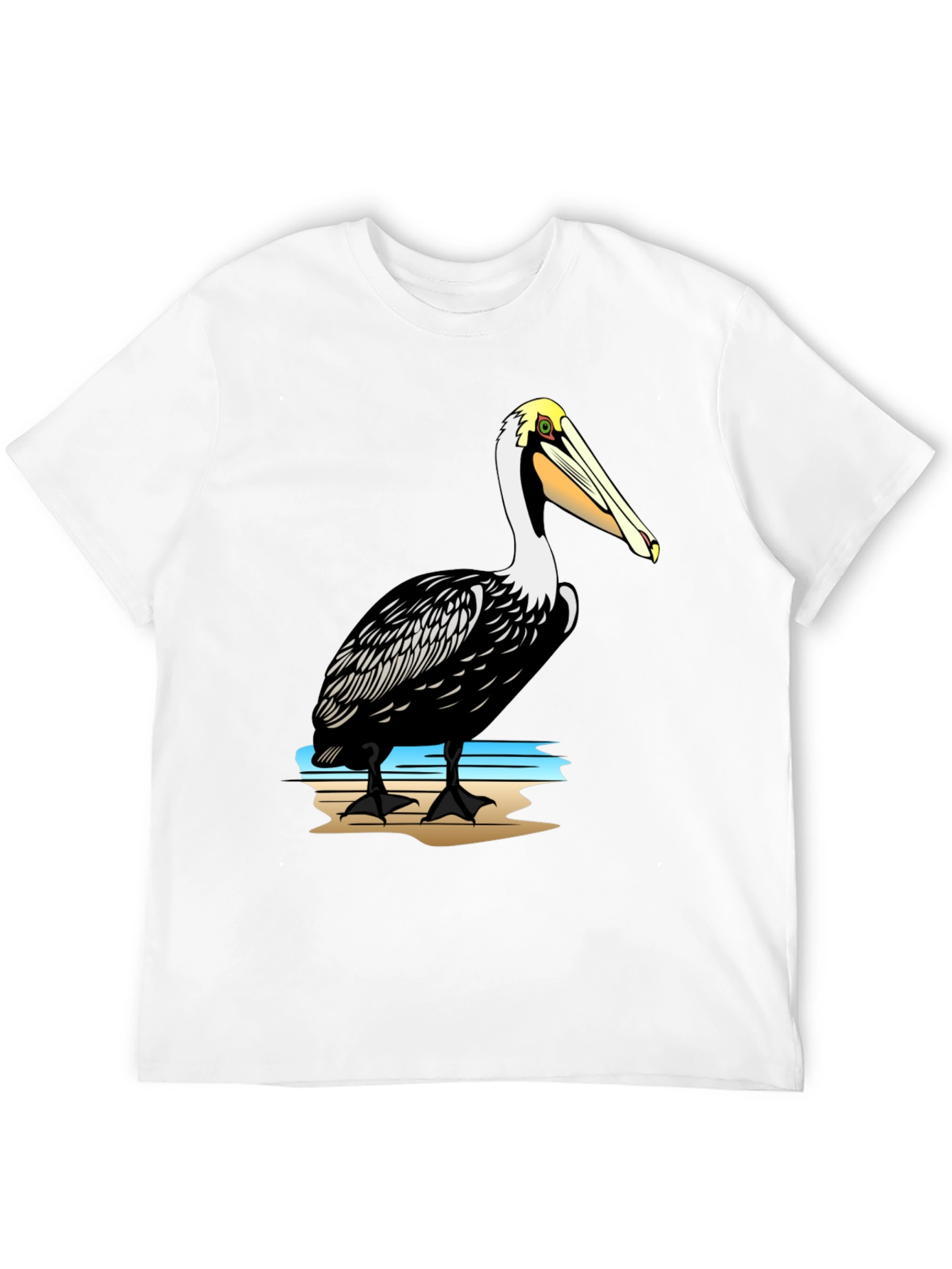 Pelican Graphic Print Black T-Shirt