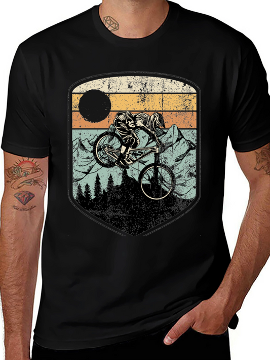 Vintage Mountain Bike T-Shirt - Adventure Ready!