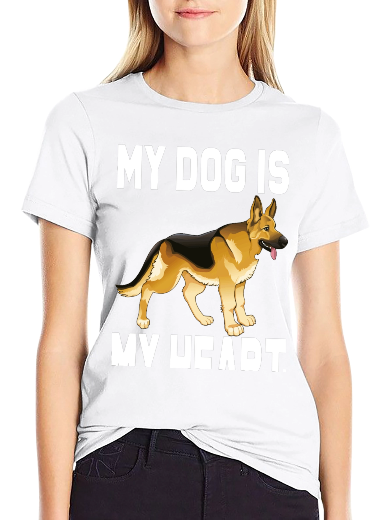 Dog Lover T-Shirt - My Dog Is My Heart