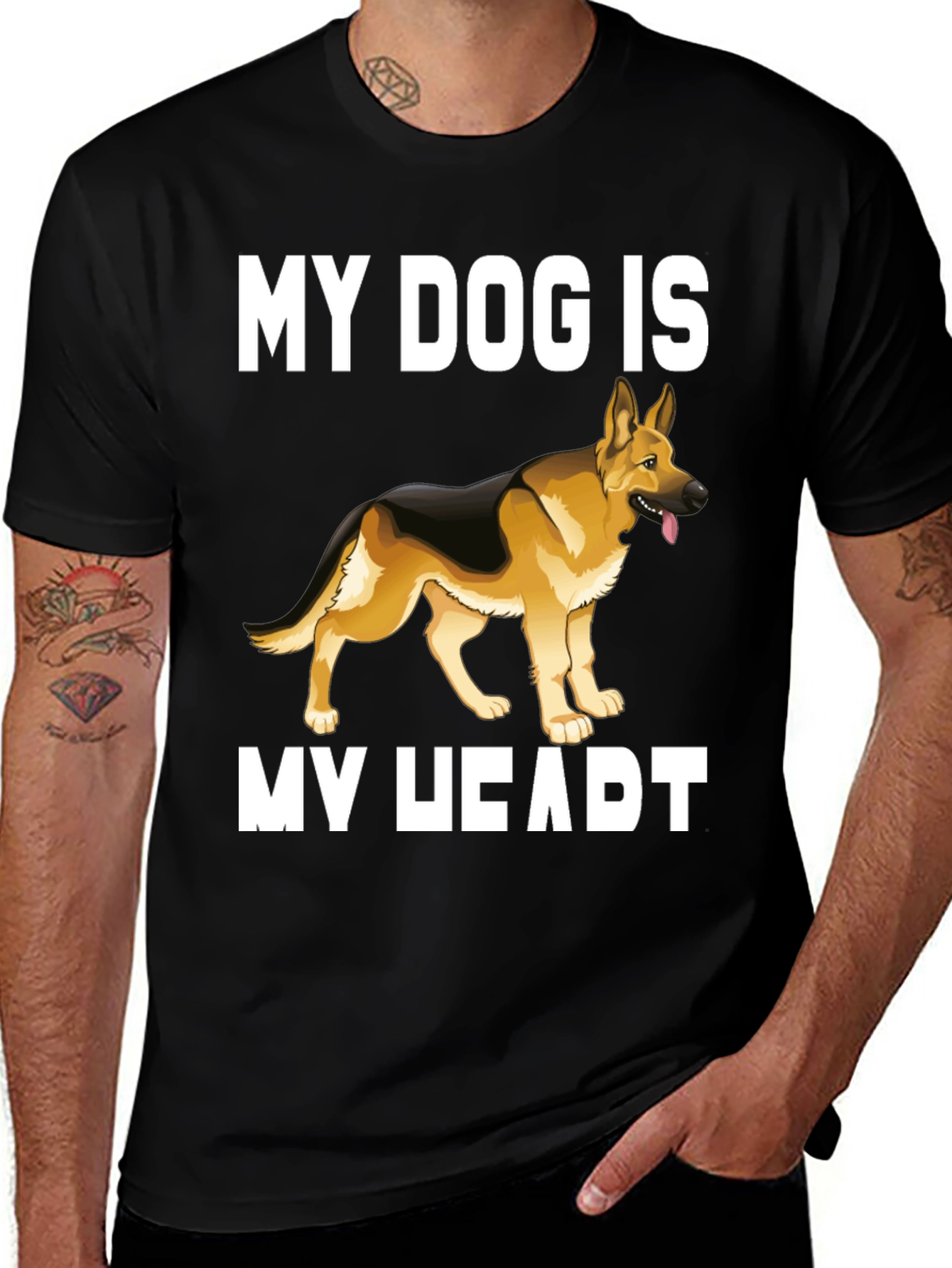 Dog Lover T-Shirt - My Dog Is My Heart