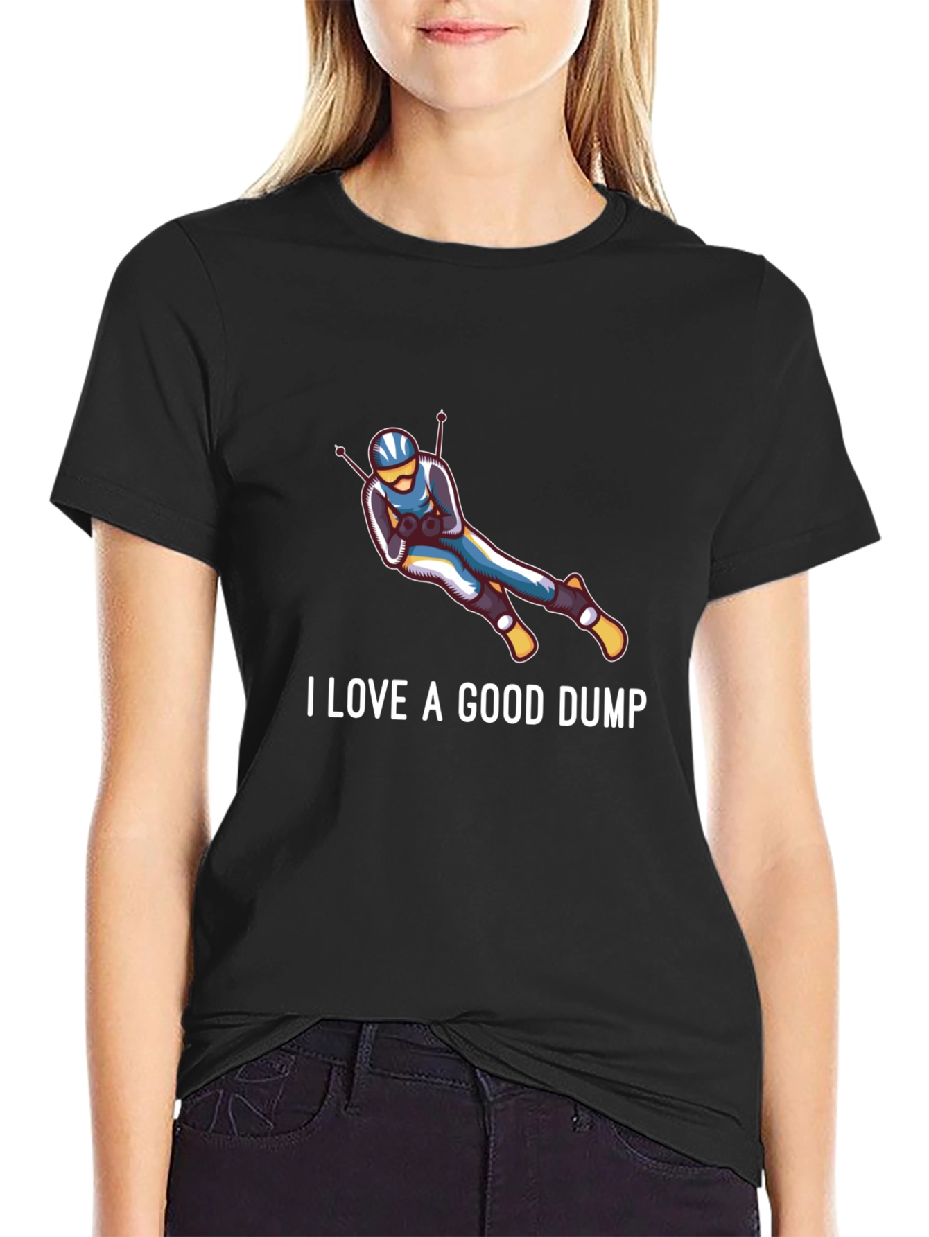 I Love A Good Dump Skiing T-Shirt