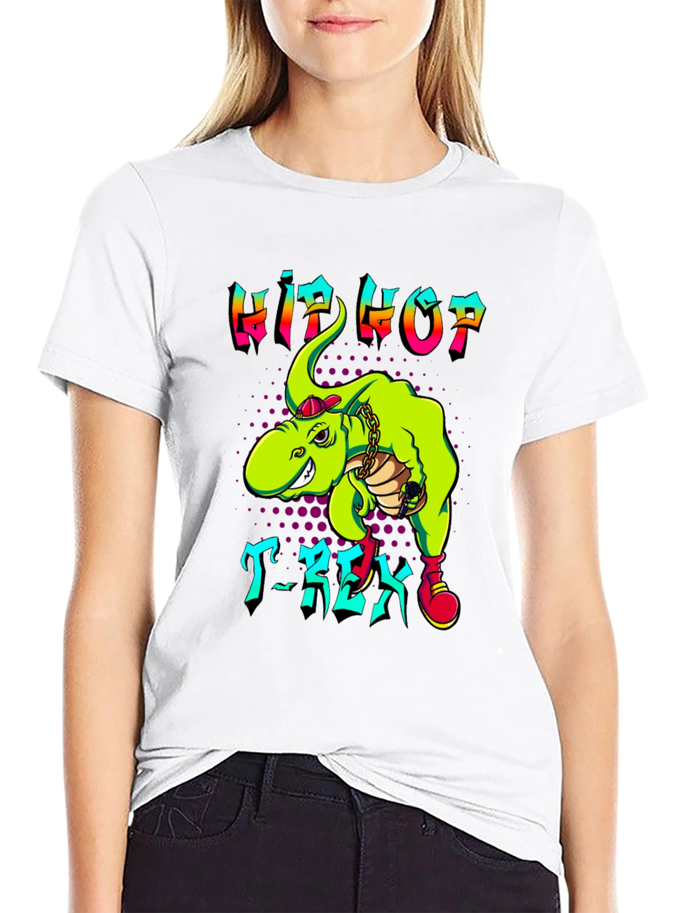 Hip Hop T-Rex Graphic Tee