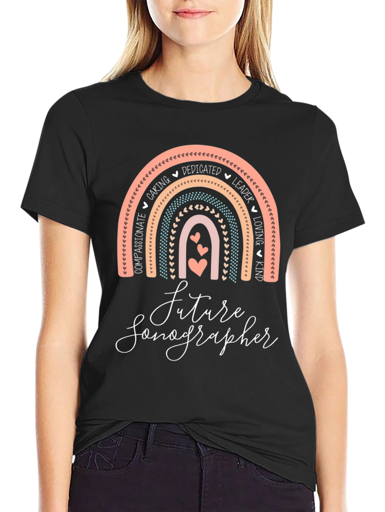 Future Sonographer Rainbow T-Shirt