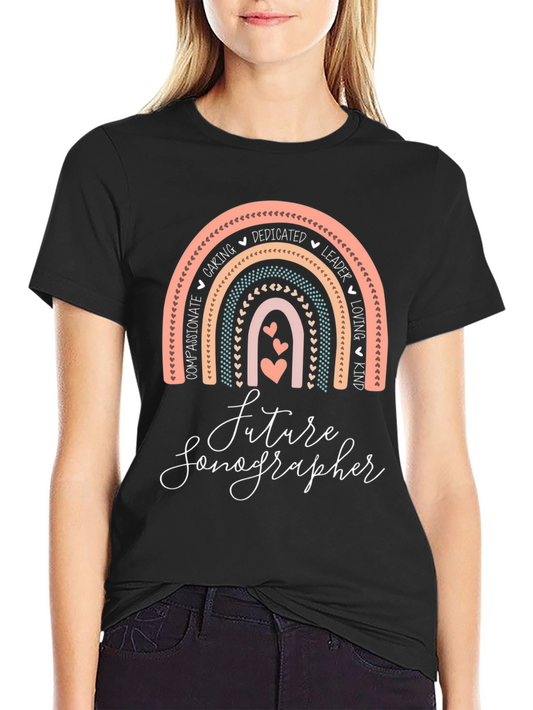 Future Sonographer Rainbow T-Shirt