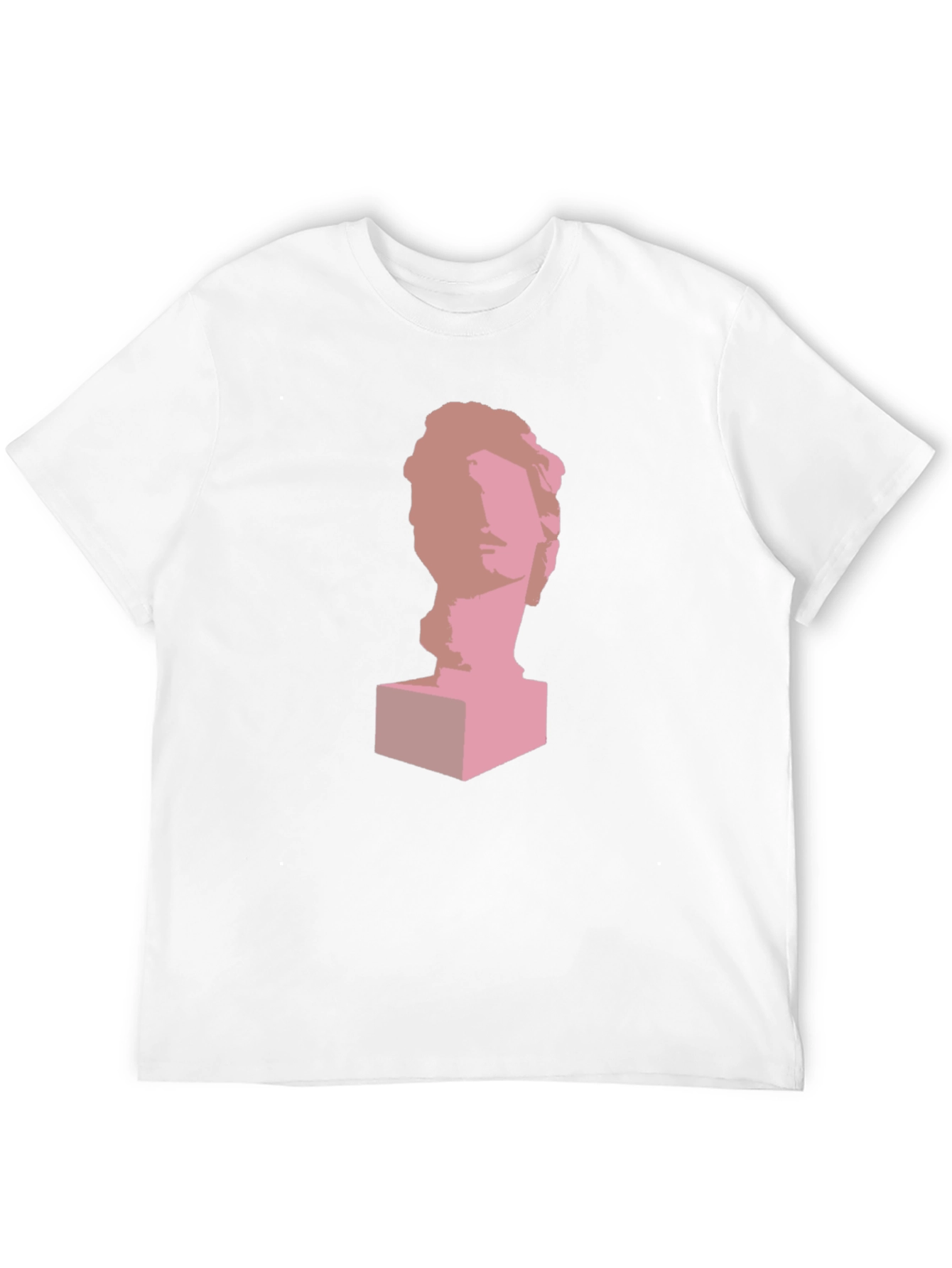 Statue Head Graphic Print T-Shirt