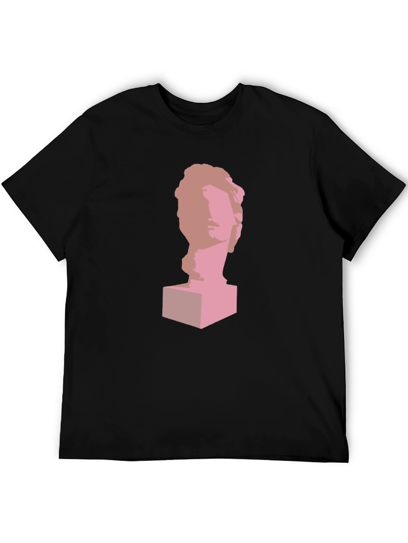 Statue Head Graphic Print T-Shirt