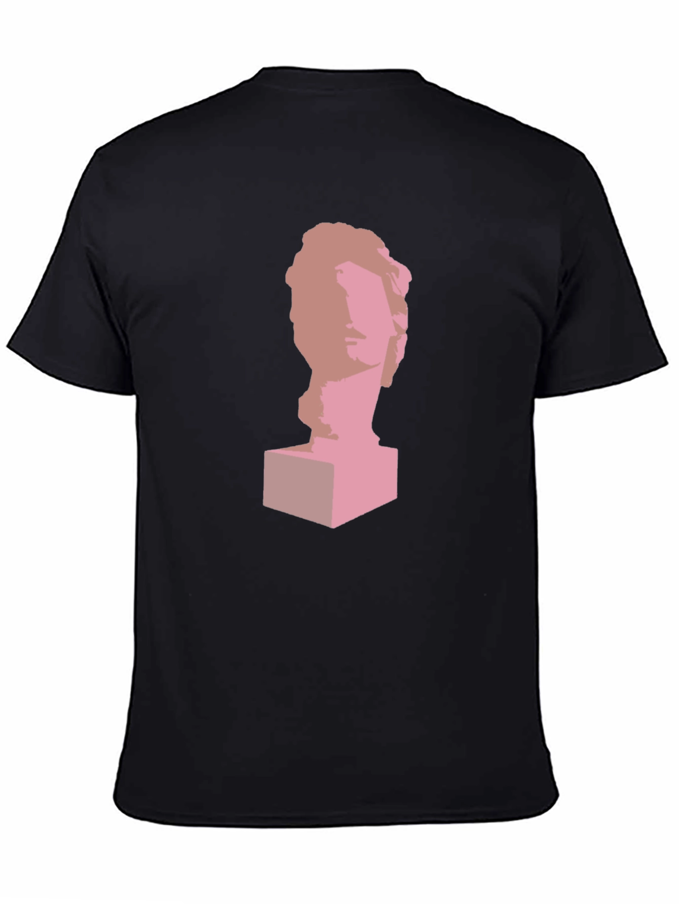 Statue Head Graphic Print T-Shirt