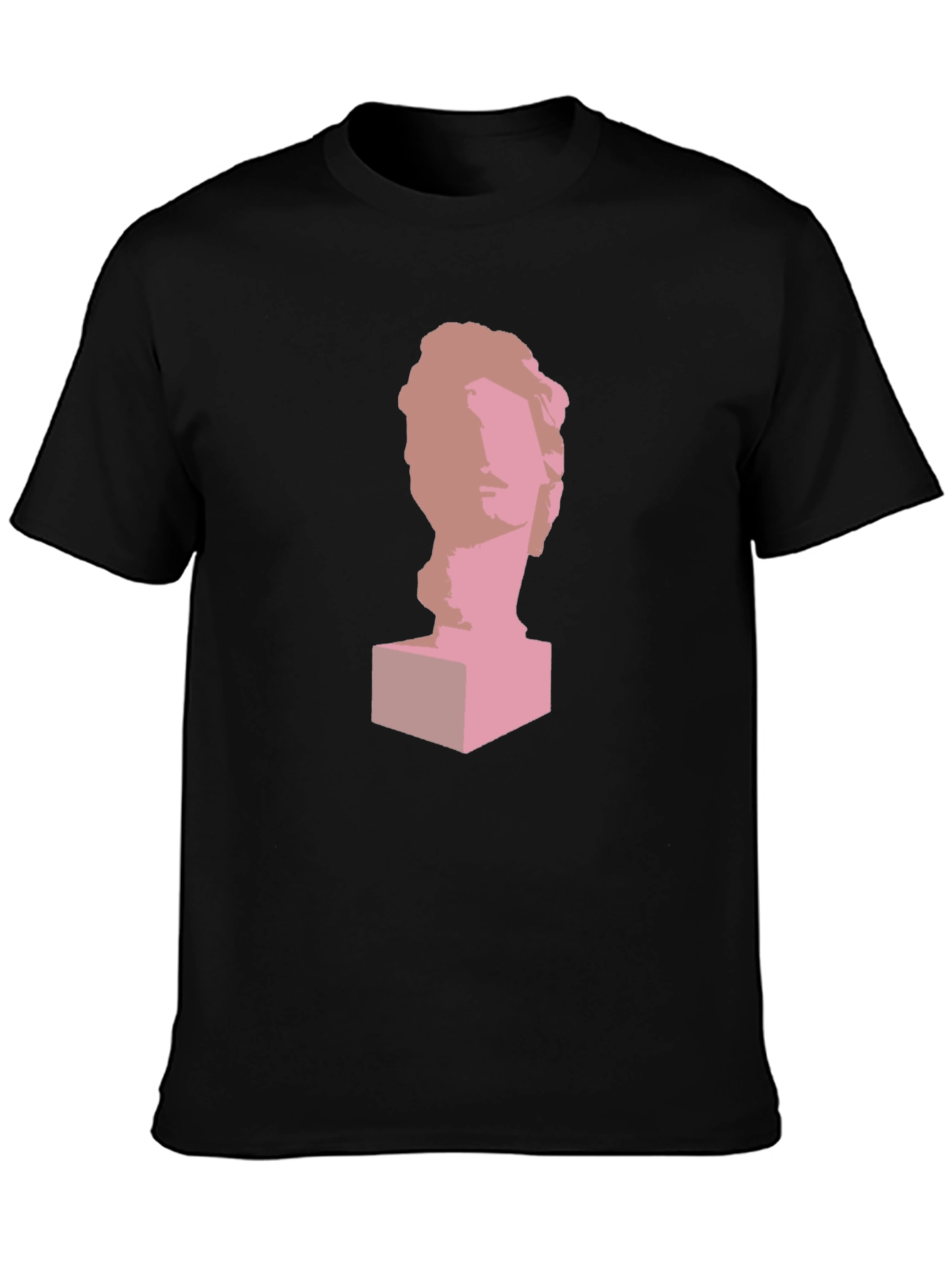 Statue Head Graphic Print T-Shirt