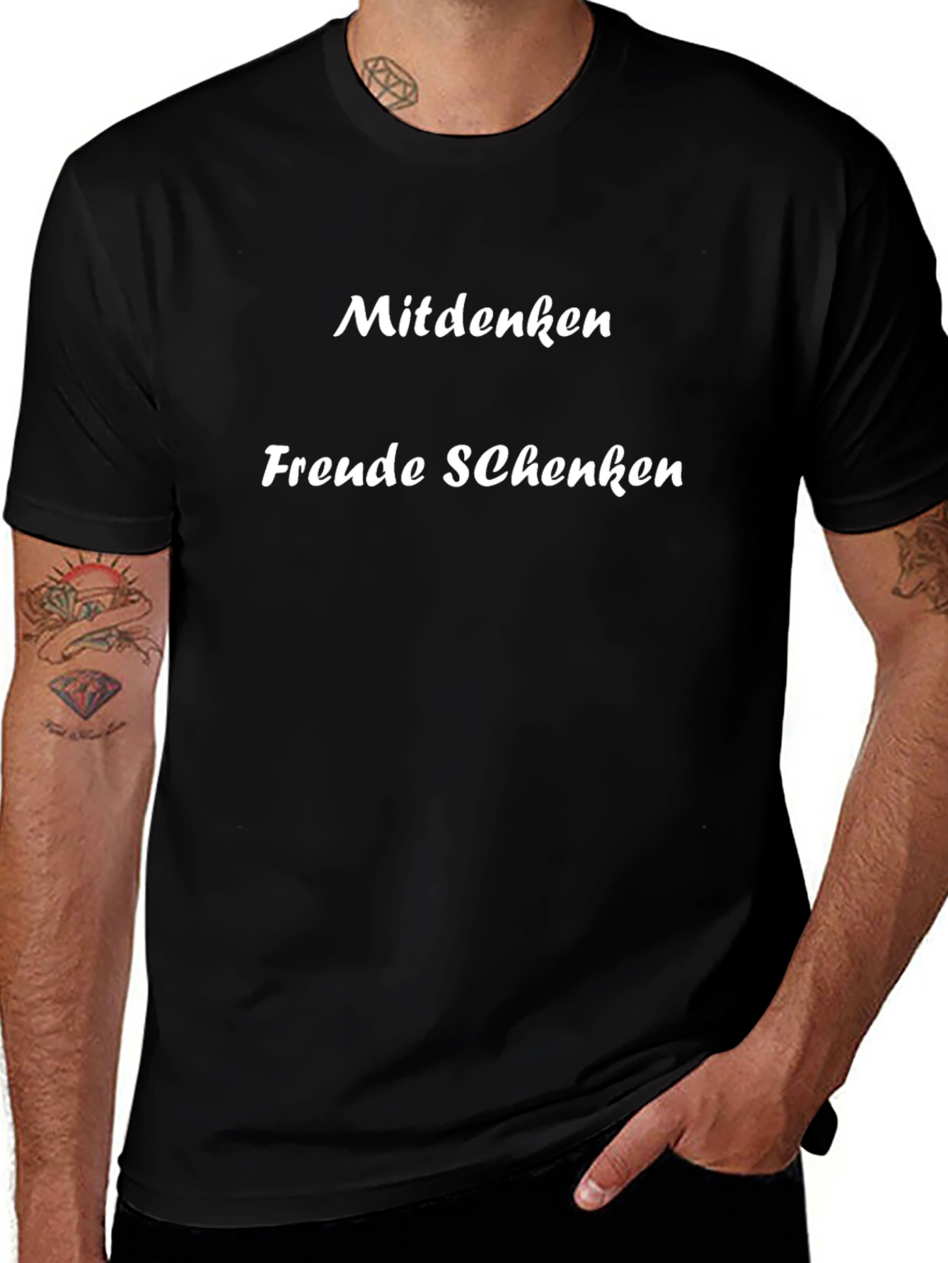 Mindenken Freude Schenken Black T-Shirt