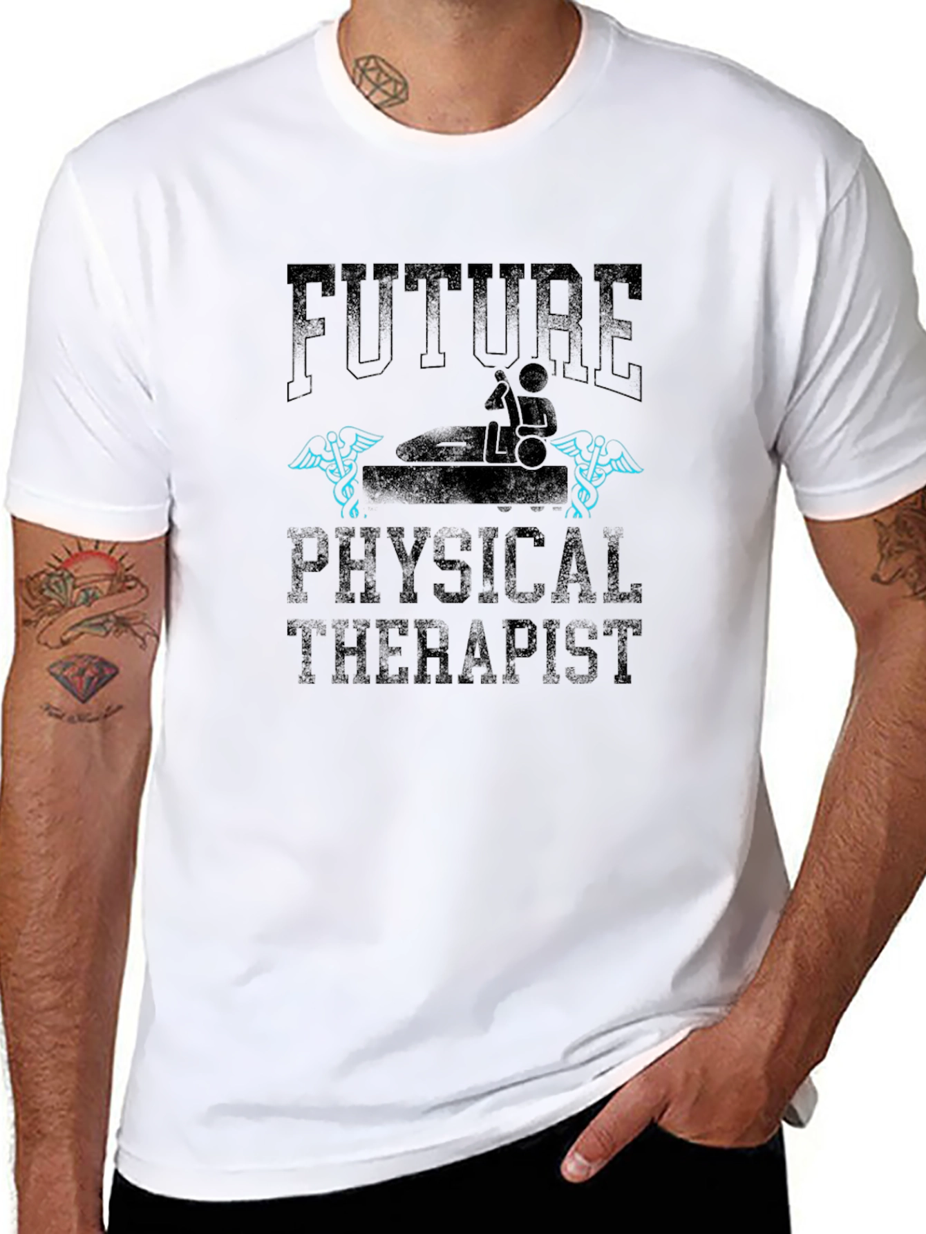 Future Physical Therapist T-Shirt - Black
