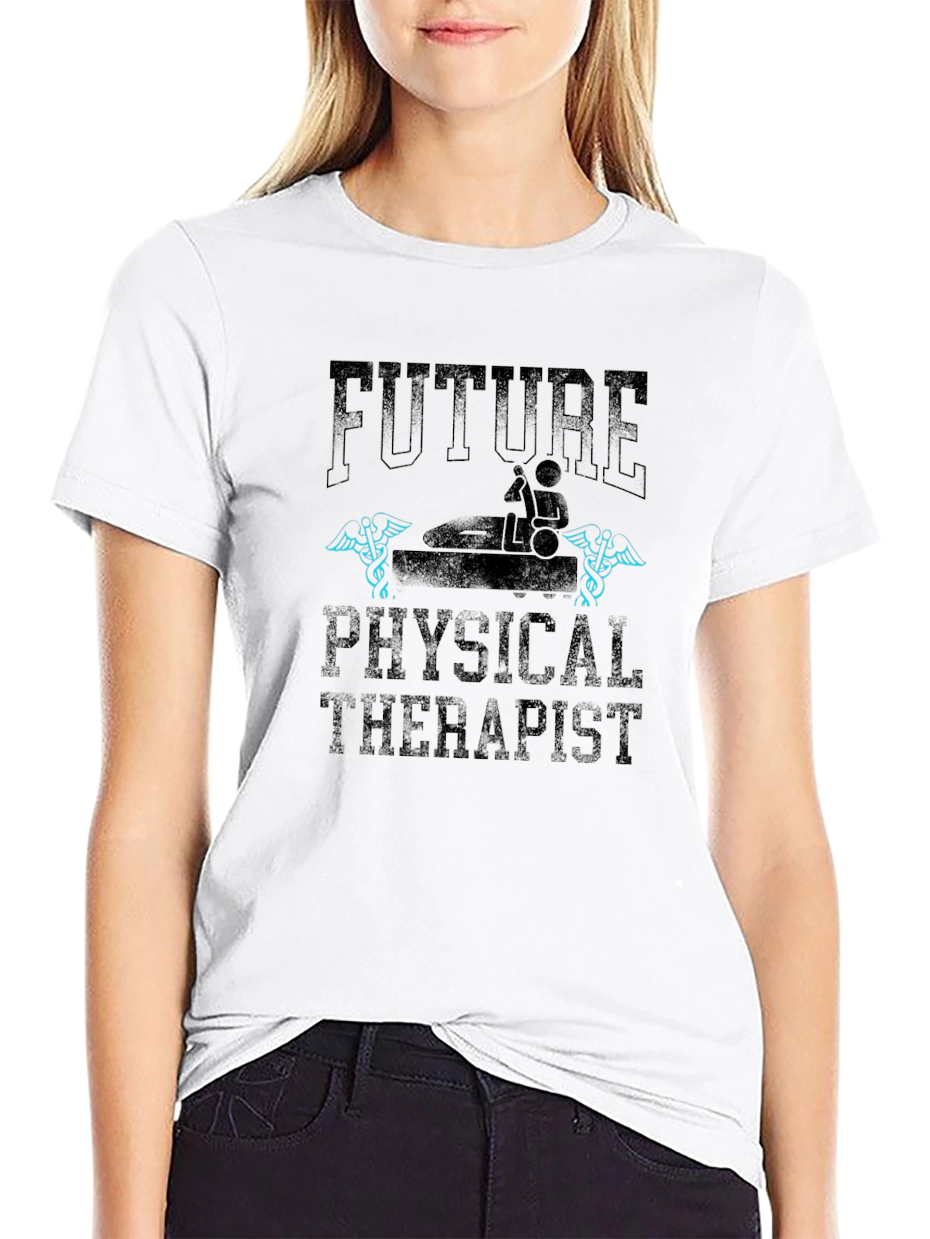 Future Physical Therapist T-Shirt - Black